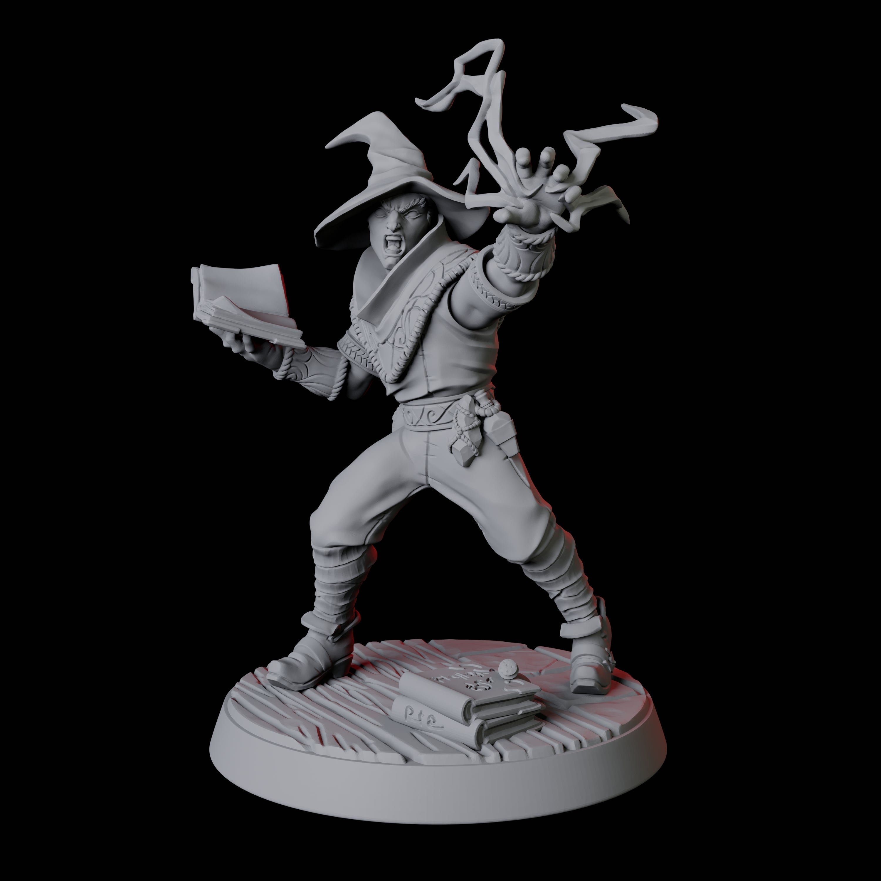 Apprentice Wizard C Miniature for Dungeons and Dragons, Pathfinder or other TTRPGs