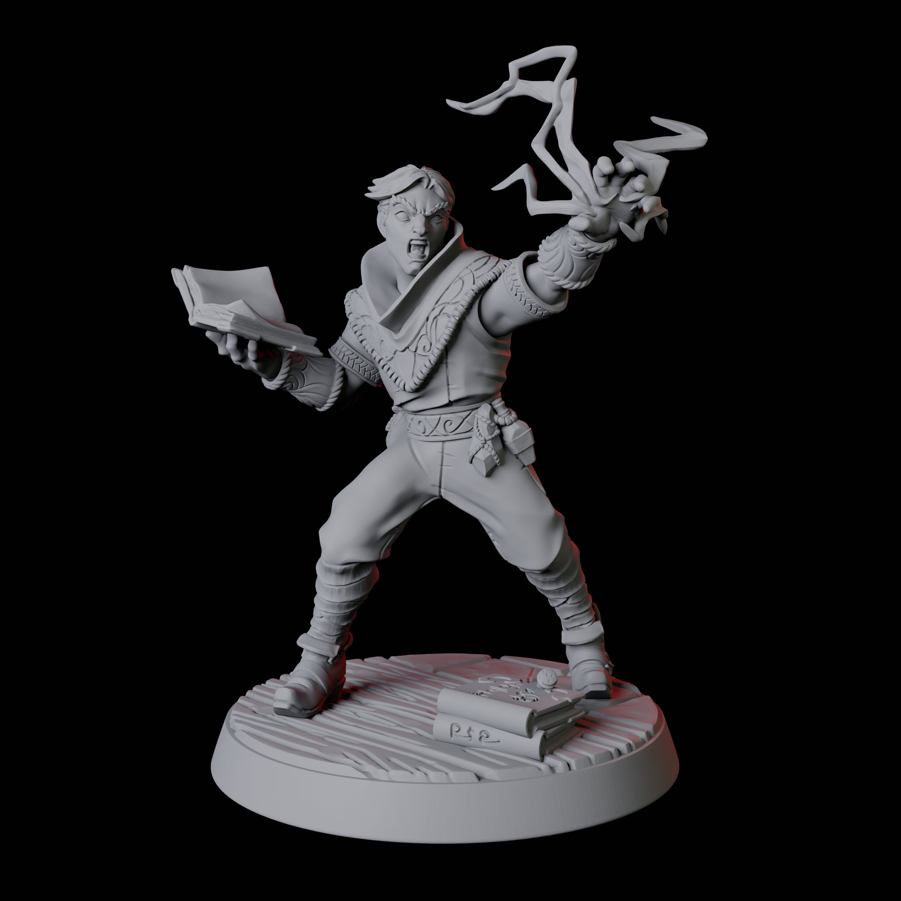 Apprentice Wizard C Miniature for Dungeons and Dragons, Pathfinder or other TTRPGs