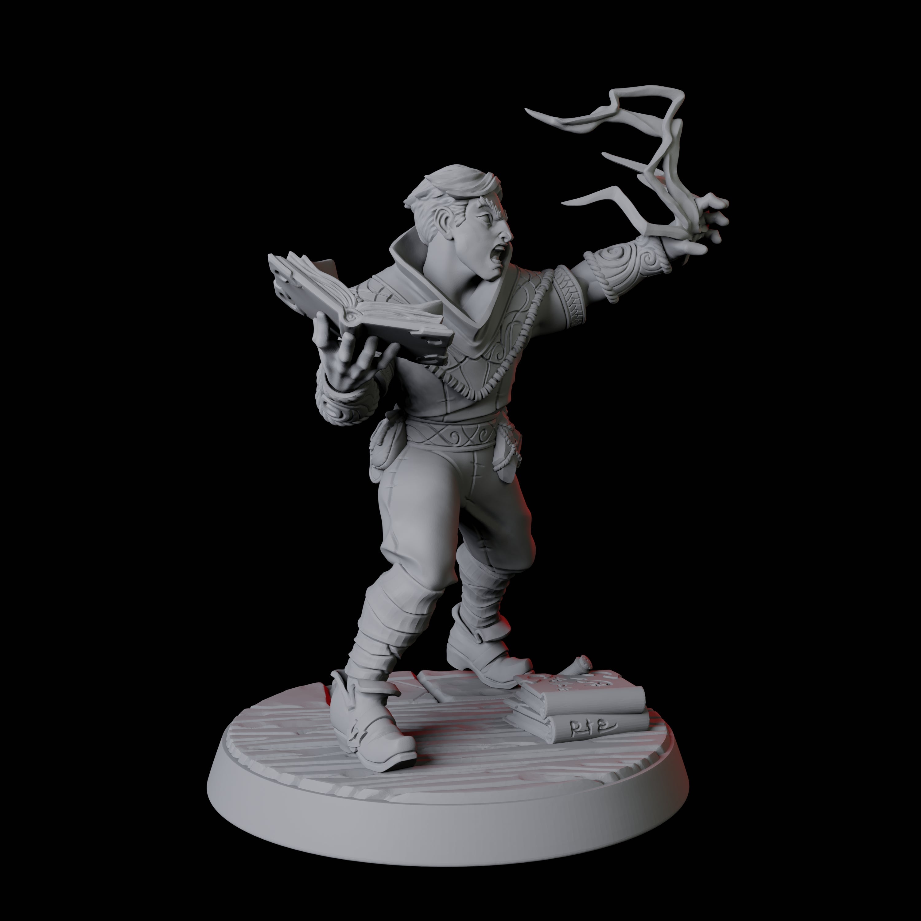 Apprentice Wizard C Miniature for Dungeons and Dragons, Pathfinder or other TTRPGs