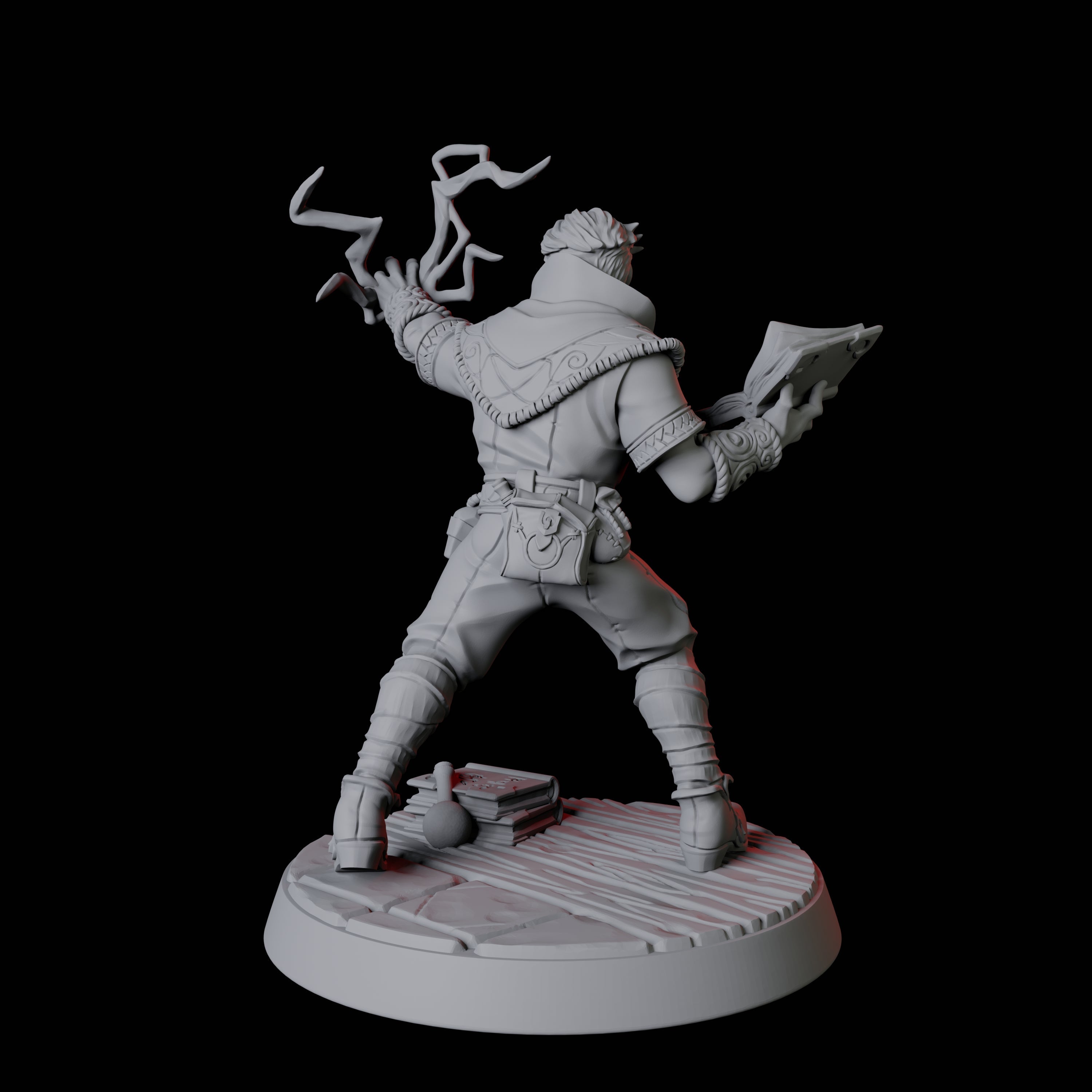 Apprentice Wizard C Miniature for Dungeons and Dragons, Pathfinder or other TTRPGs