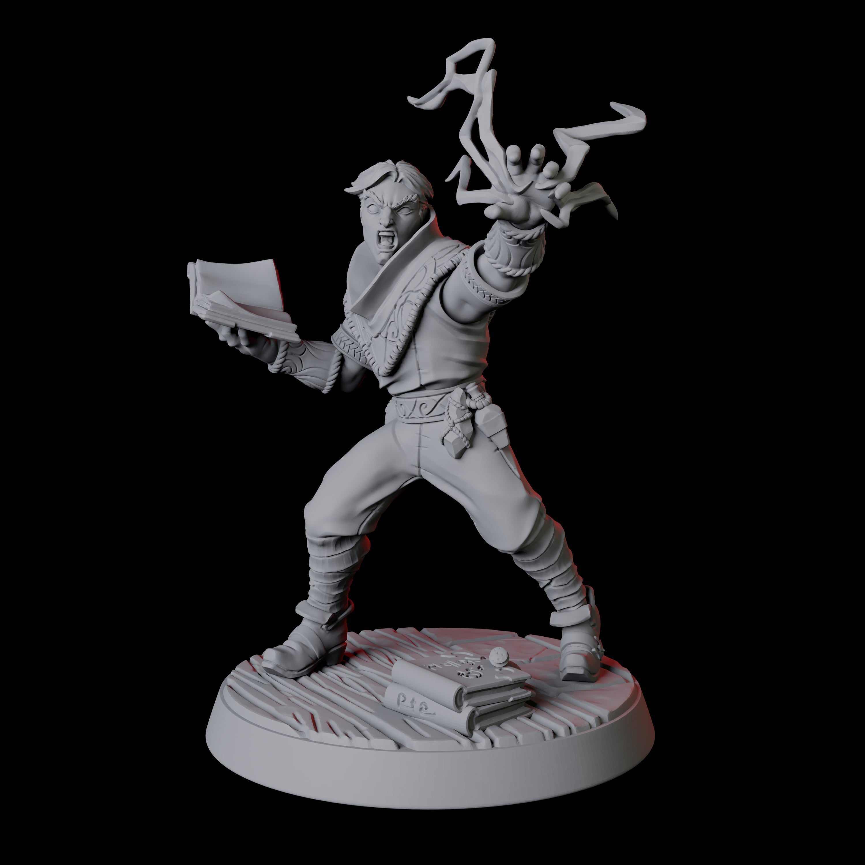 Apprentice Wizard C Miniature for Dungeons and Dragons, Pathfinder or other TTRPGs