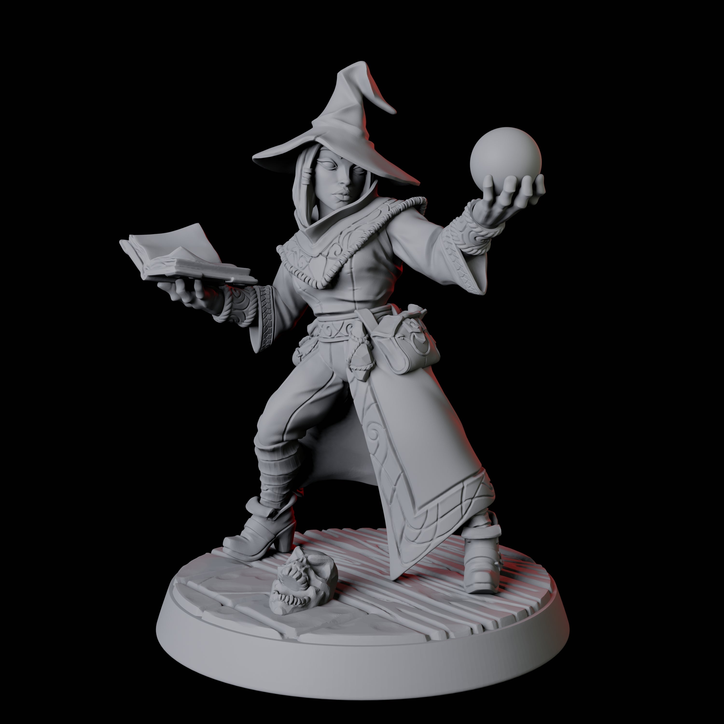 Apprentice Wizard D Miniature for Dungeons and Dragons, Pathfinder or other TTRPGs