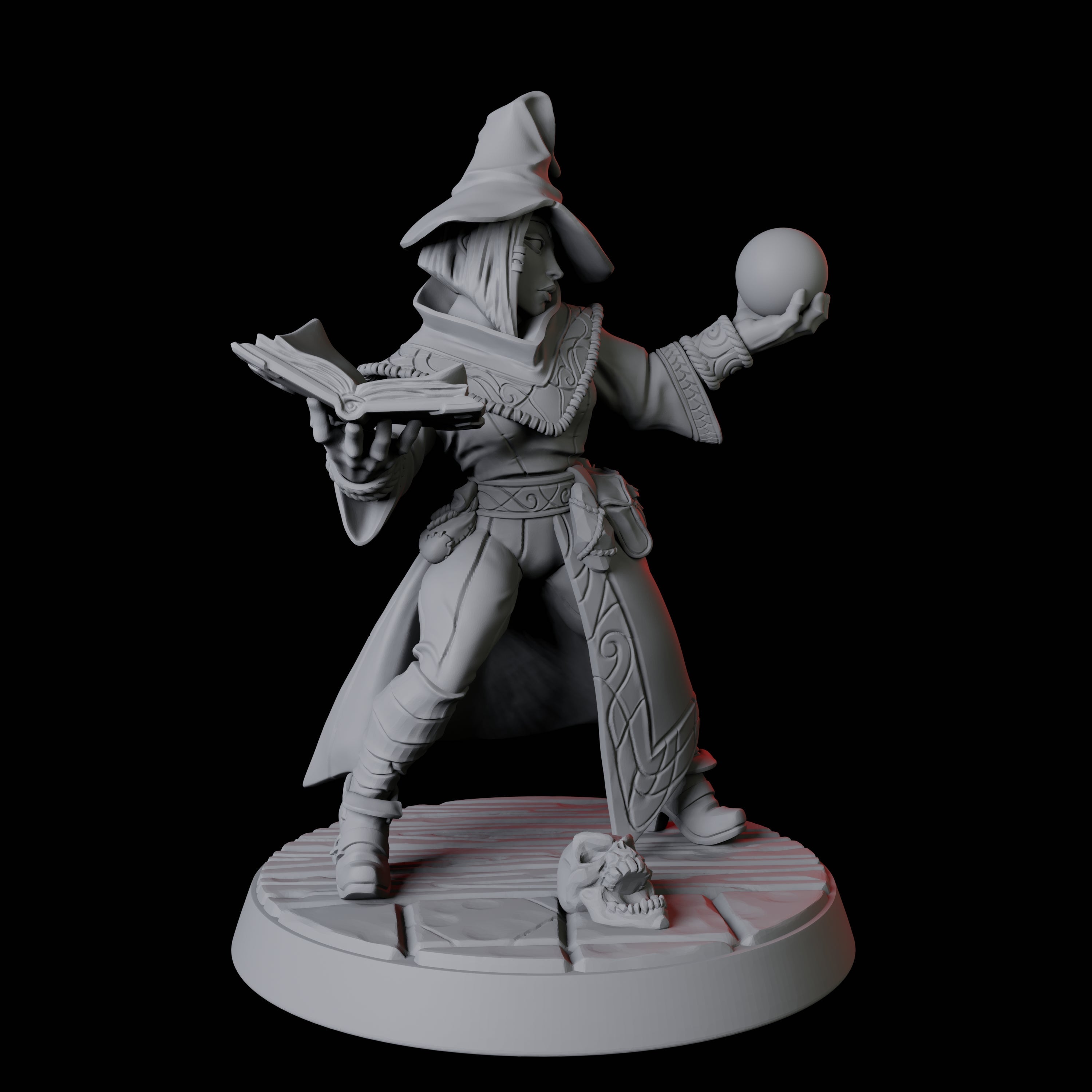 Apprentice Wizard D Miniature for Dungeons and Dragons, Pathfinder or other TTRPGs