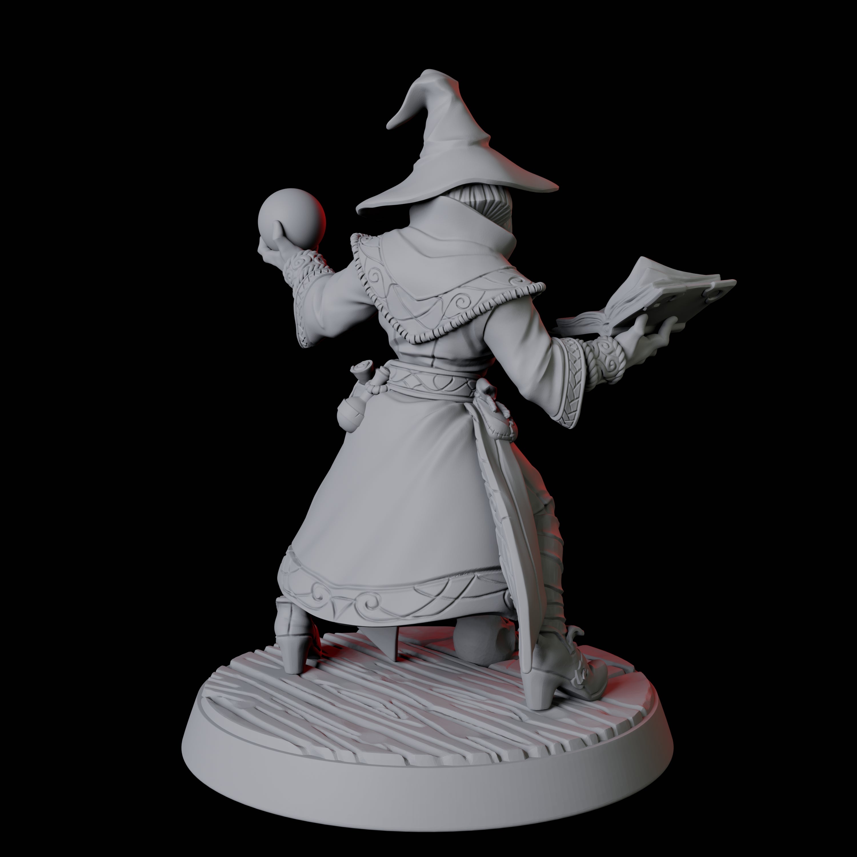 Apprentice Wizard D Miniature for Dungeons and Dragons, Pathfinder or other TTRPGs