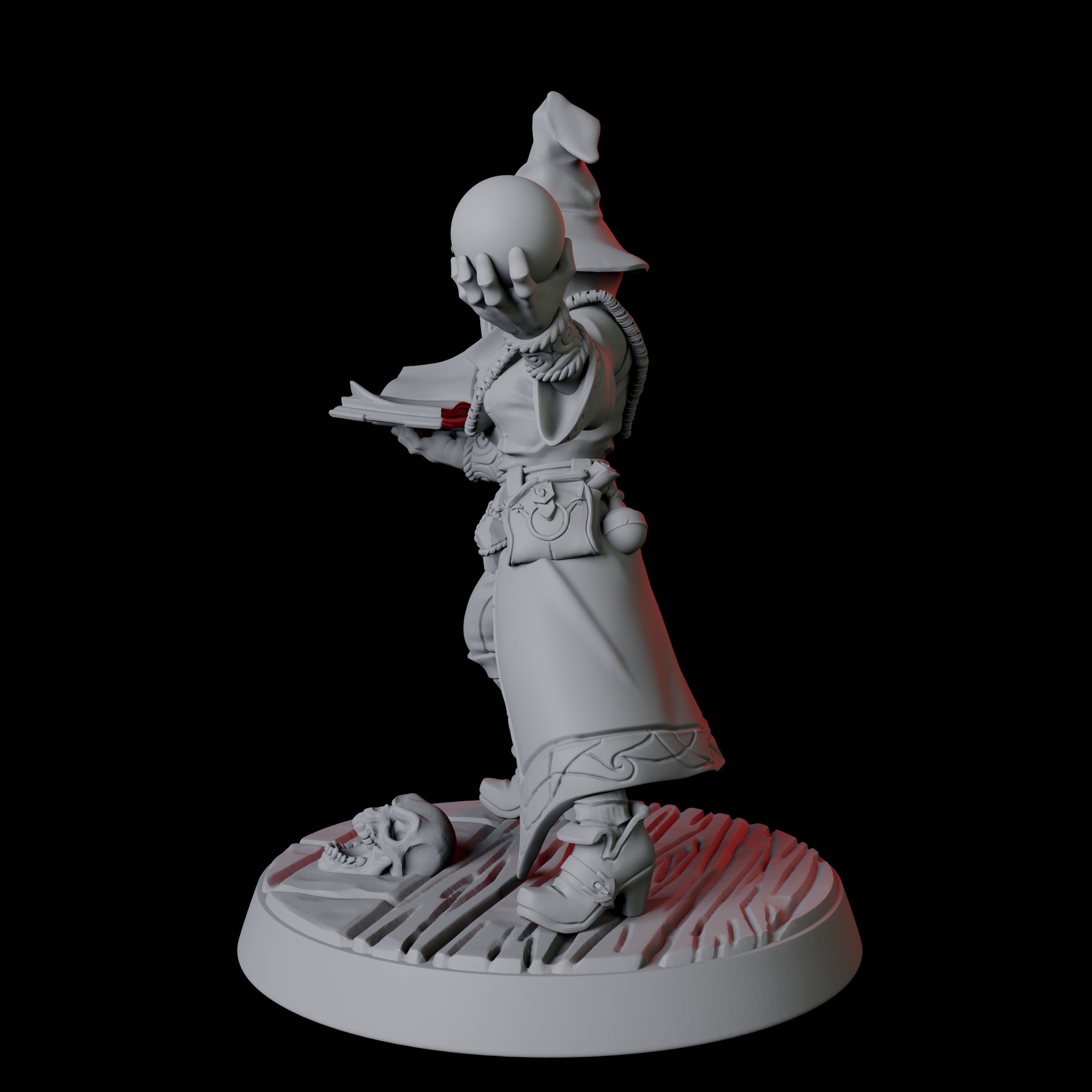 Apprentice Wizard D Miniature for Dungeons and Dragons, Pathfinder or other TTRPGs