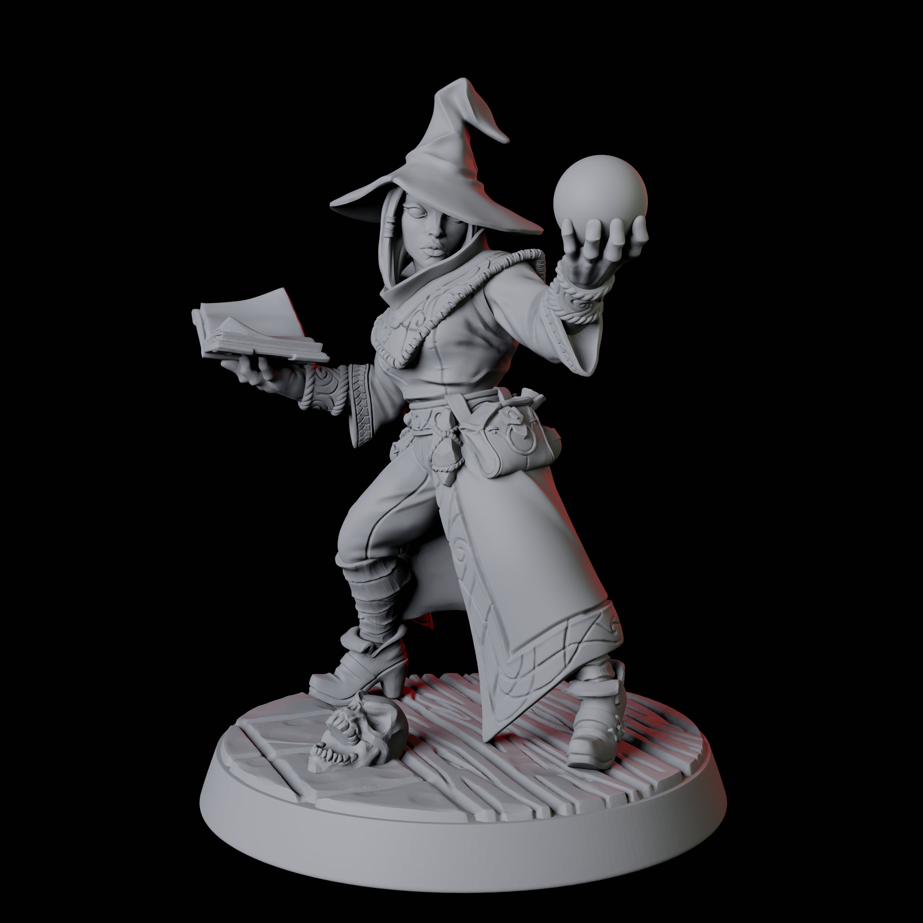 Apprentice Wizard D Miniature for Dungeons and Dragons, Pathfinder or other TTRPGs