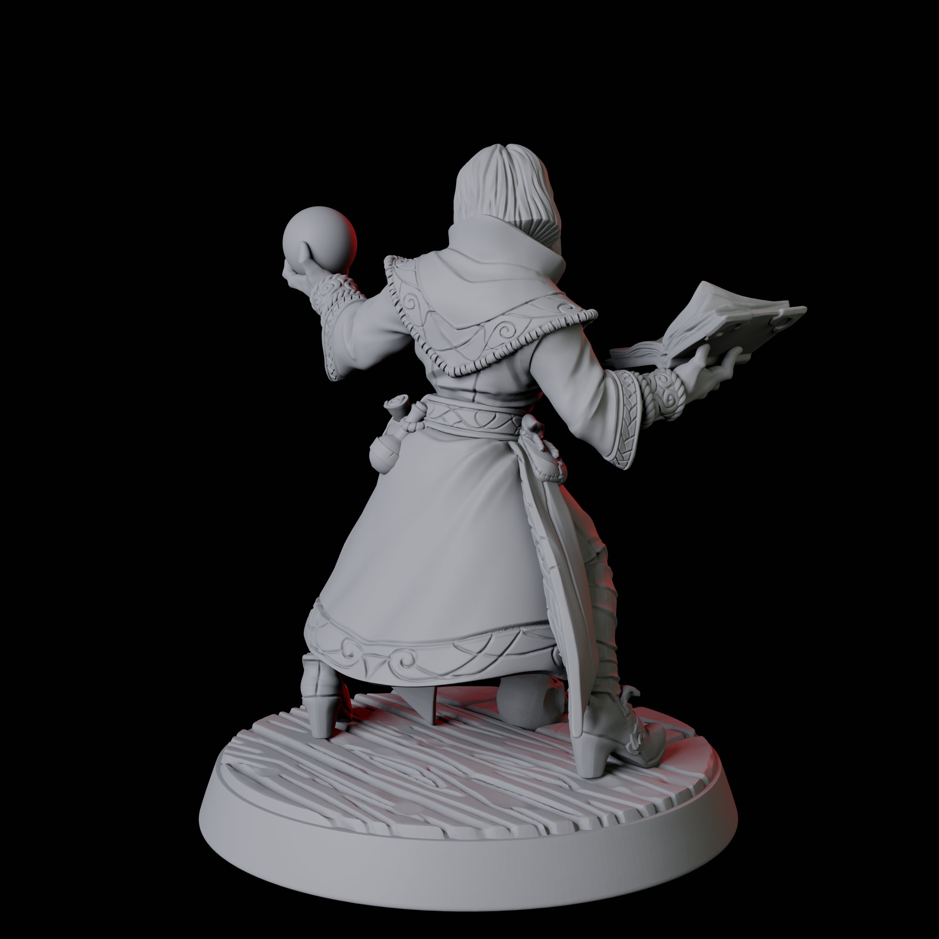 Apprentice Wizard D Miniature for Dungeons and Dragons, Pathfinder or other TTRPGs