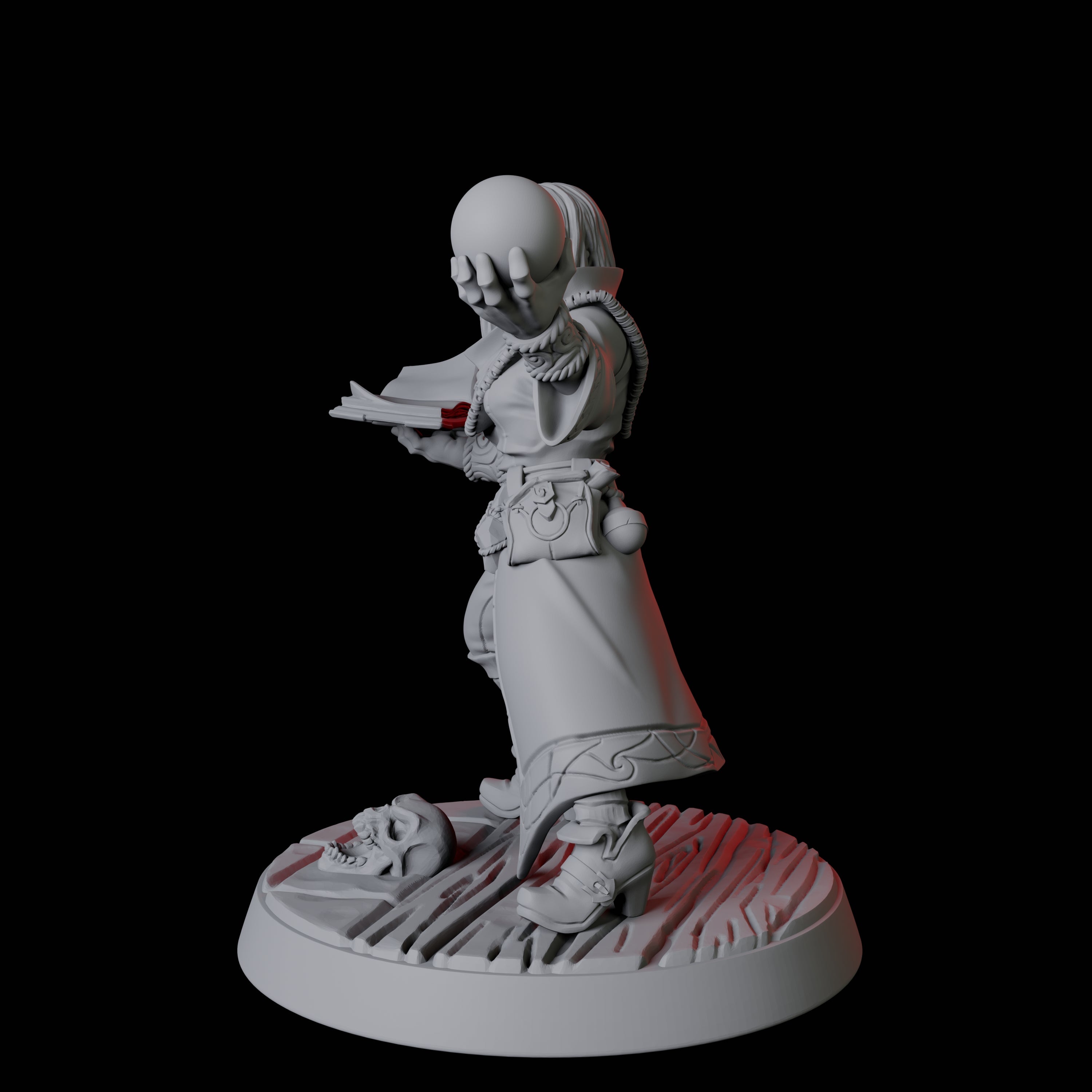 Apprentice Wizard D Miniature for Dungeons and Dragons, Pathfinder or other TTRPGs