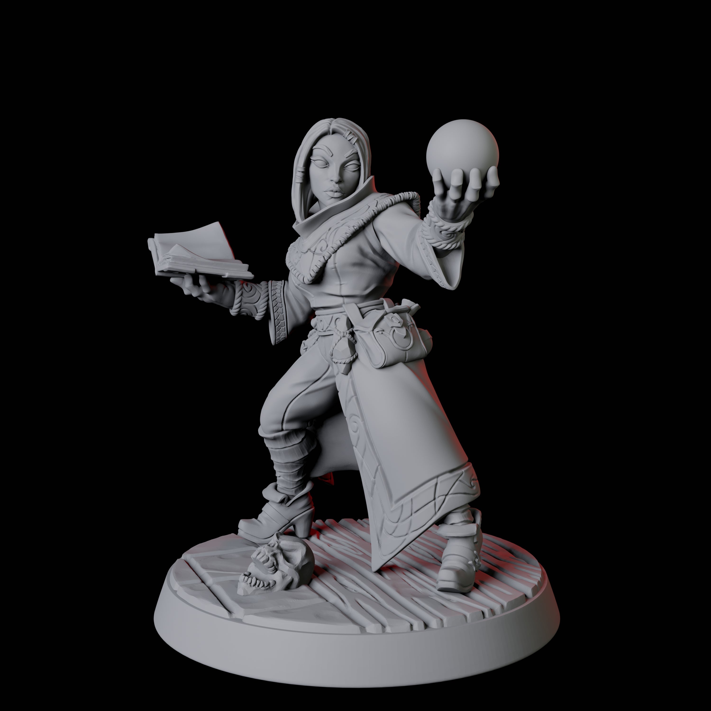 Apprentice Wizard D Miniature for Dungeons and Dragons, Pathfinder or other TTRPGs