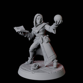 Apprentice Wizard D Miniature for Dungeons and Dragons, Pathfinder or other TTRPGs