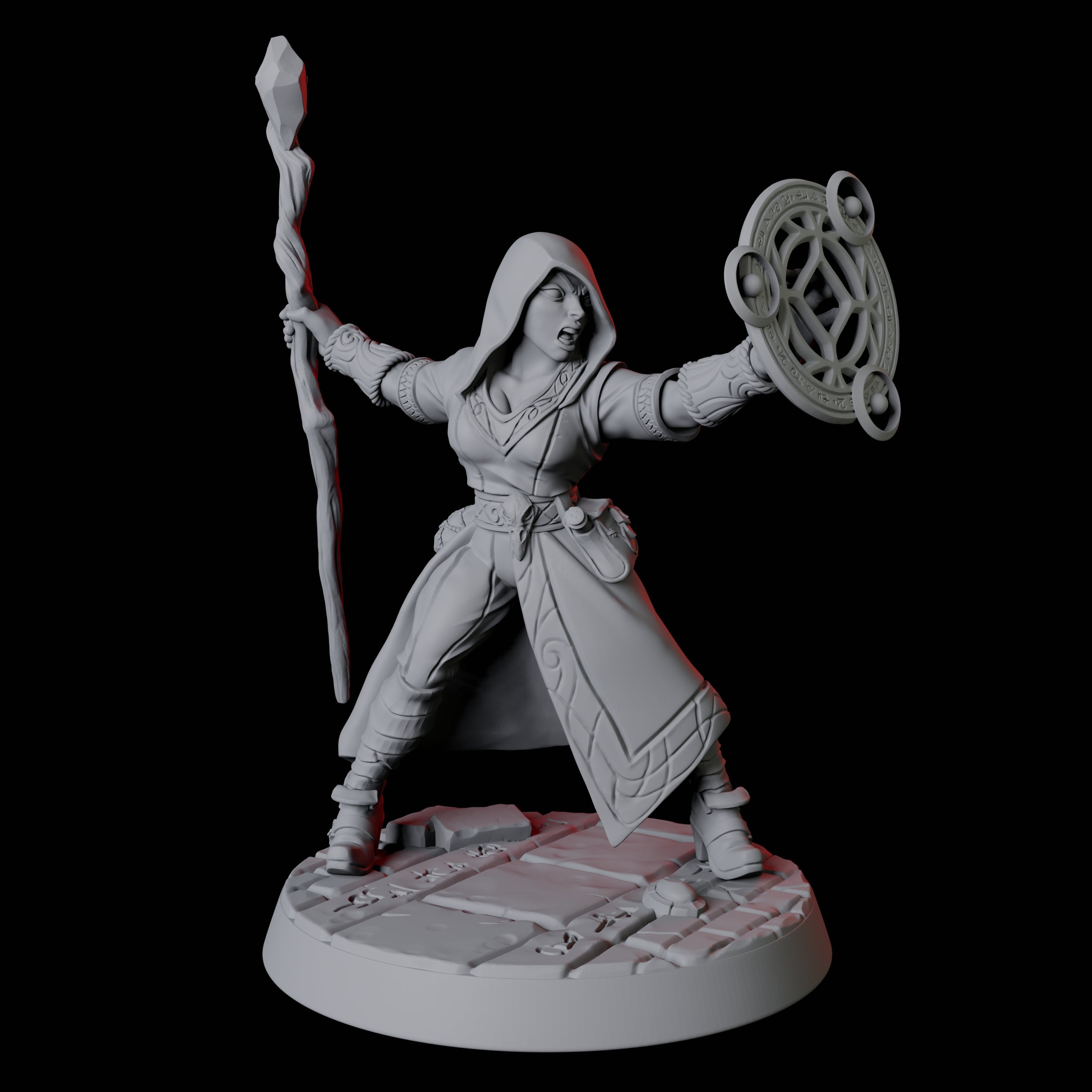 Apprentice Wizard E Miniature for Dungeons and Dragons, Pathfinder or other TTRPGs