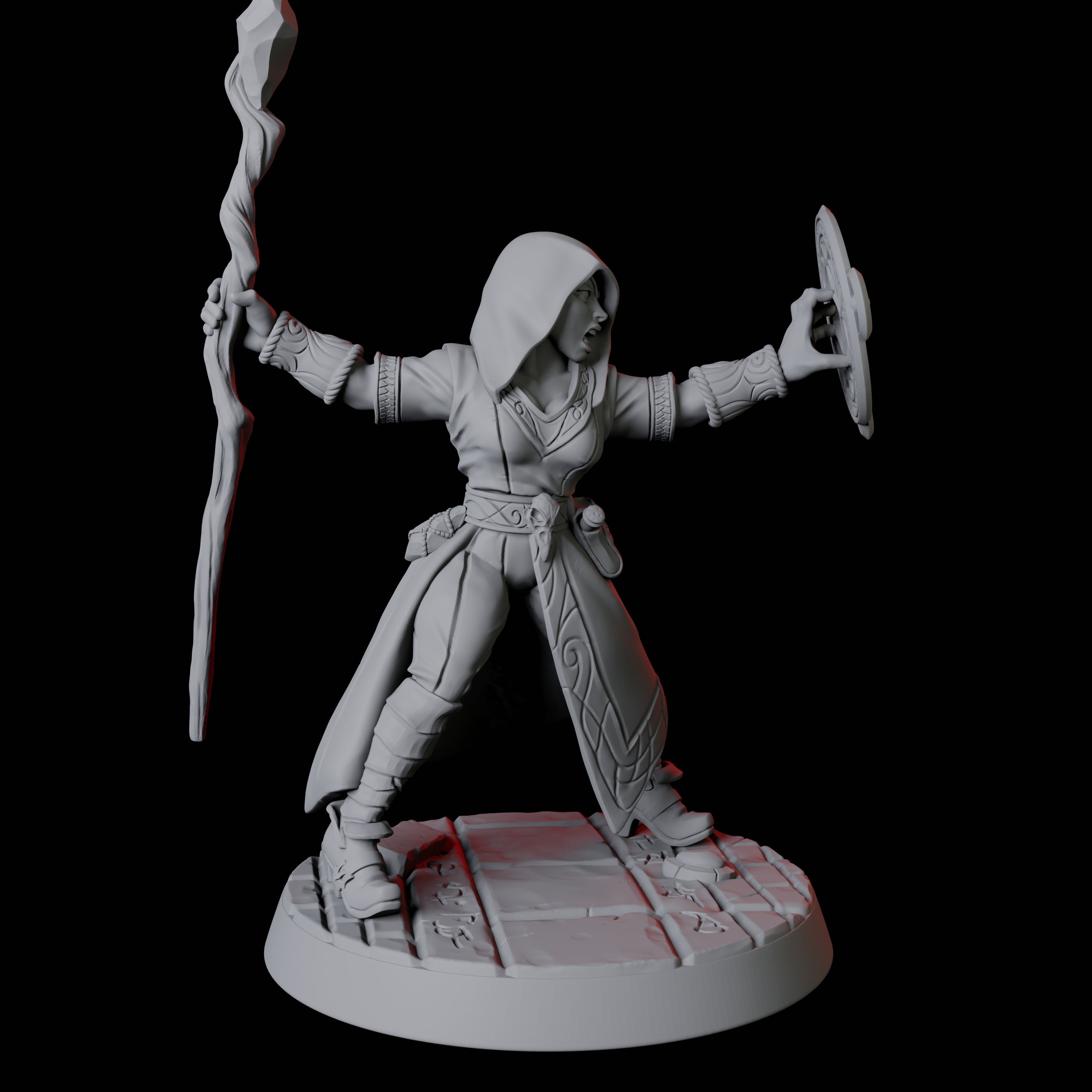 Apprentice Wizard E Miniature for Dungeons and Dragons, Pathfinder or other TTRPGs