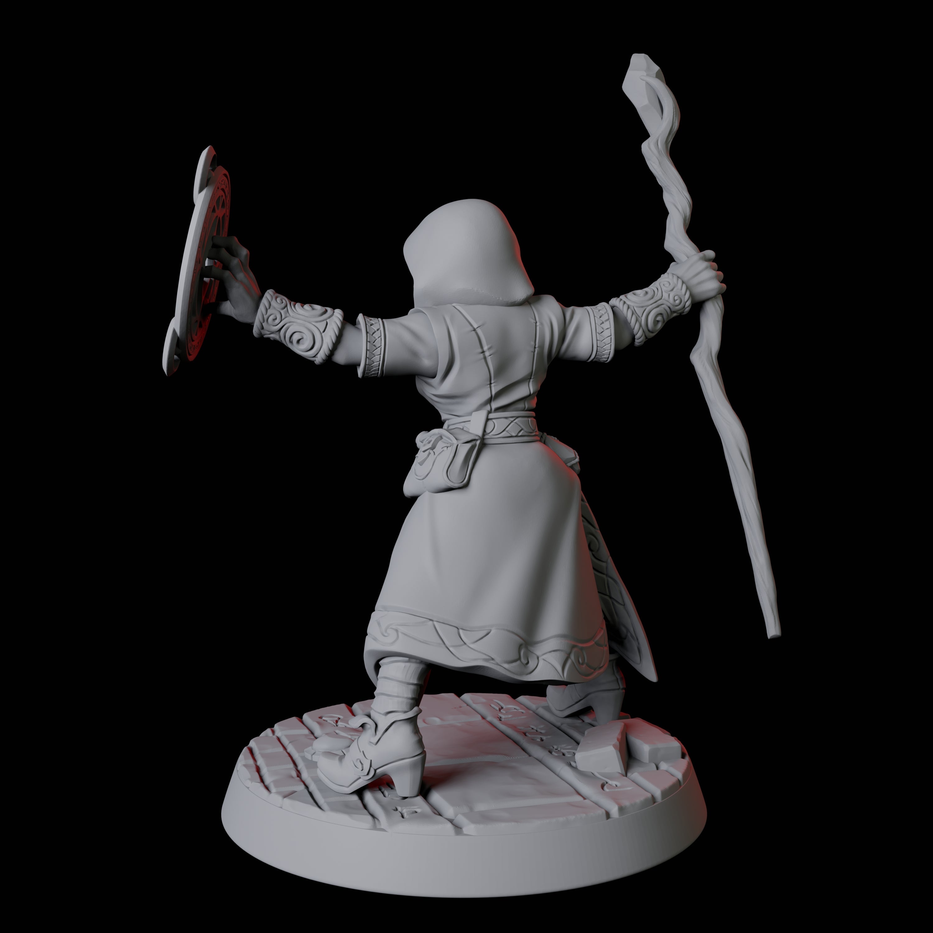 Apprentice Wizard E Miniature for Dungeons and Dragons, Pathfinder or other TTRPGs