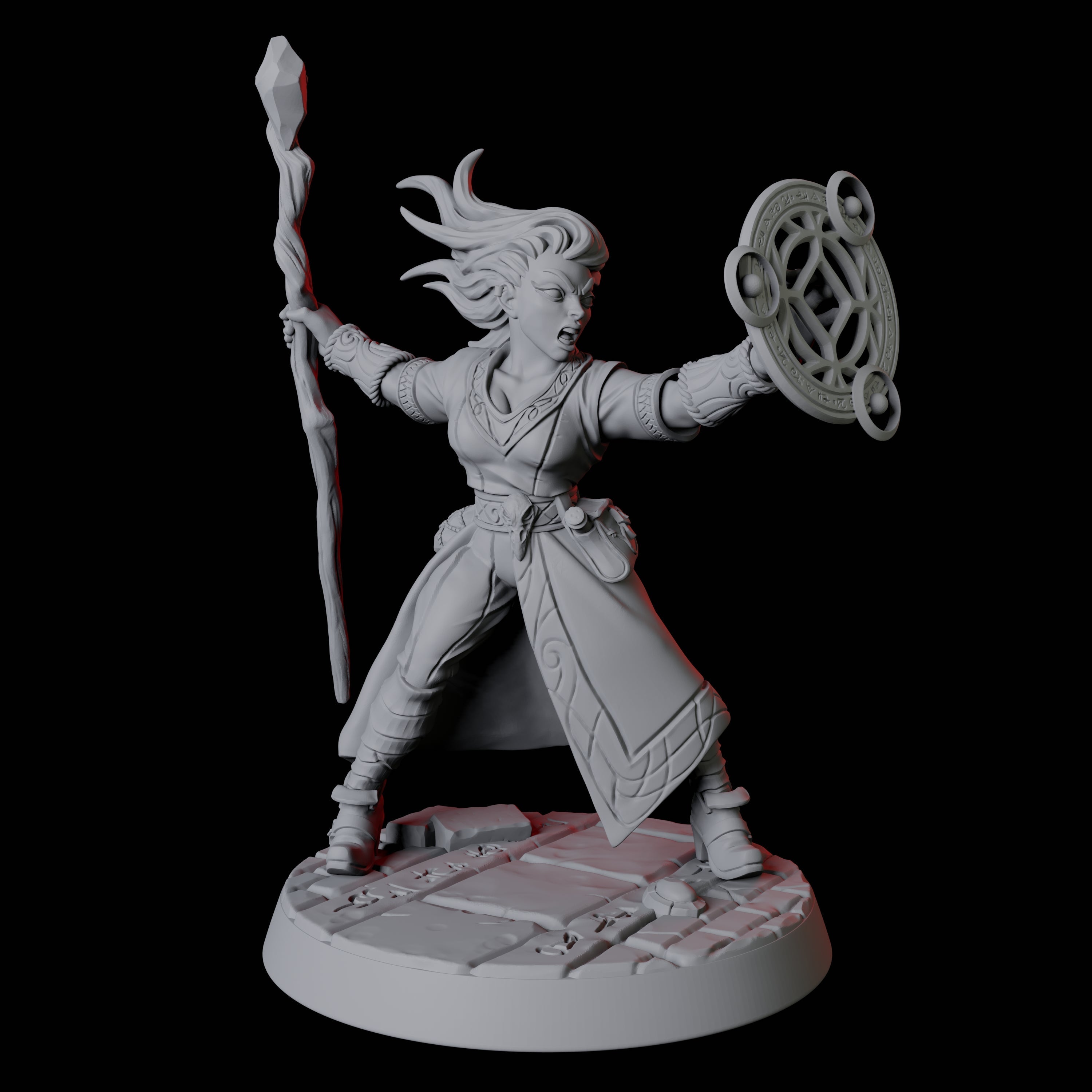 Apprentice Wizard E Miniature for Dungeons and Dragons, Pathfinder or other TTRPGs