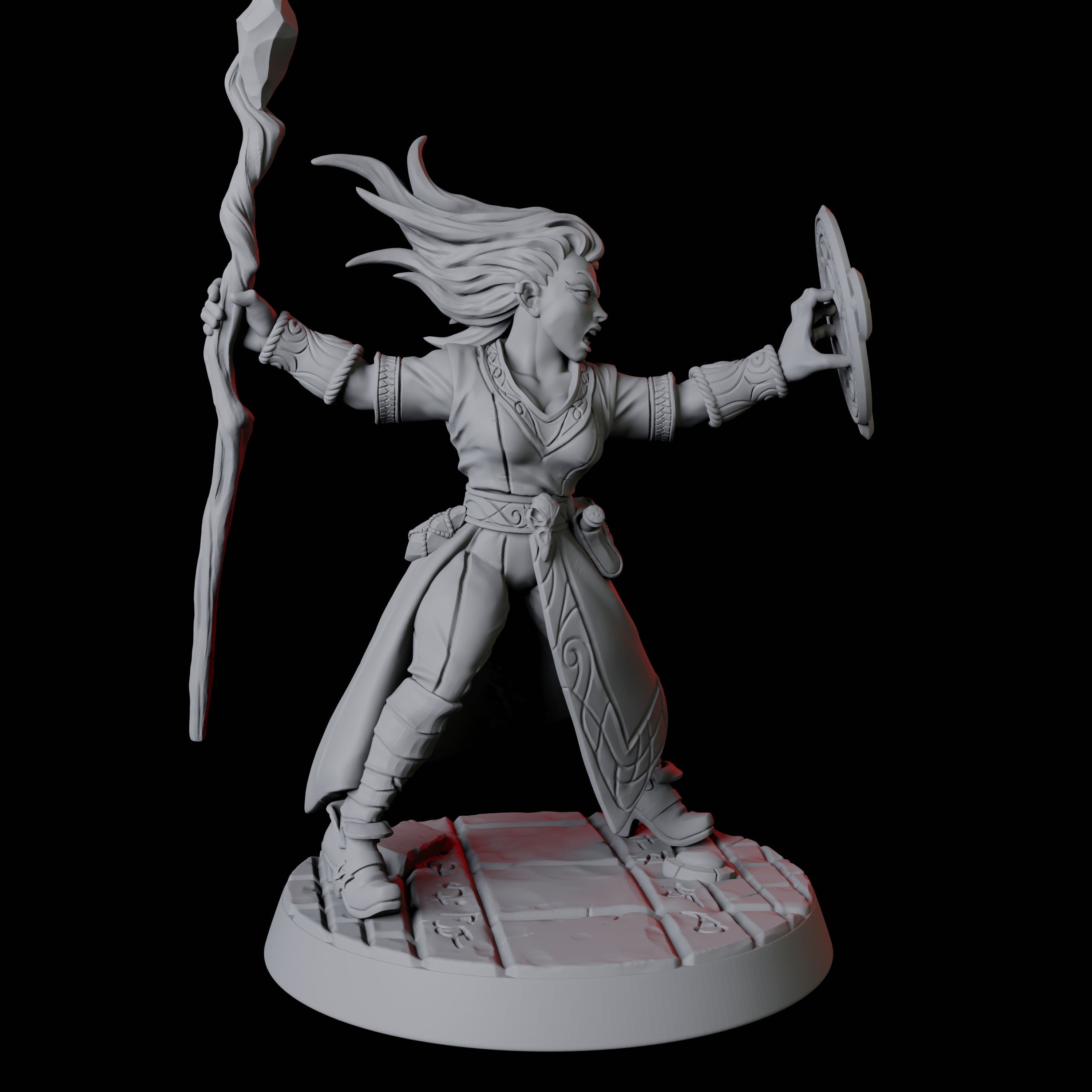 Apprentice Wizard E Miniature for Dungeons and Dragons, Pathfinder or other TTRPGs