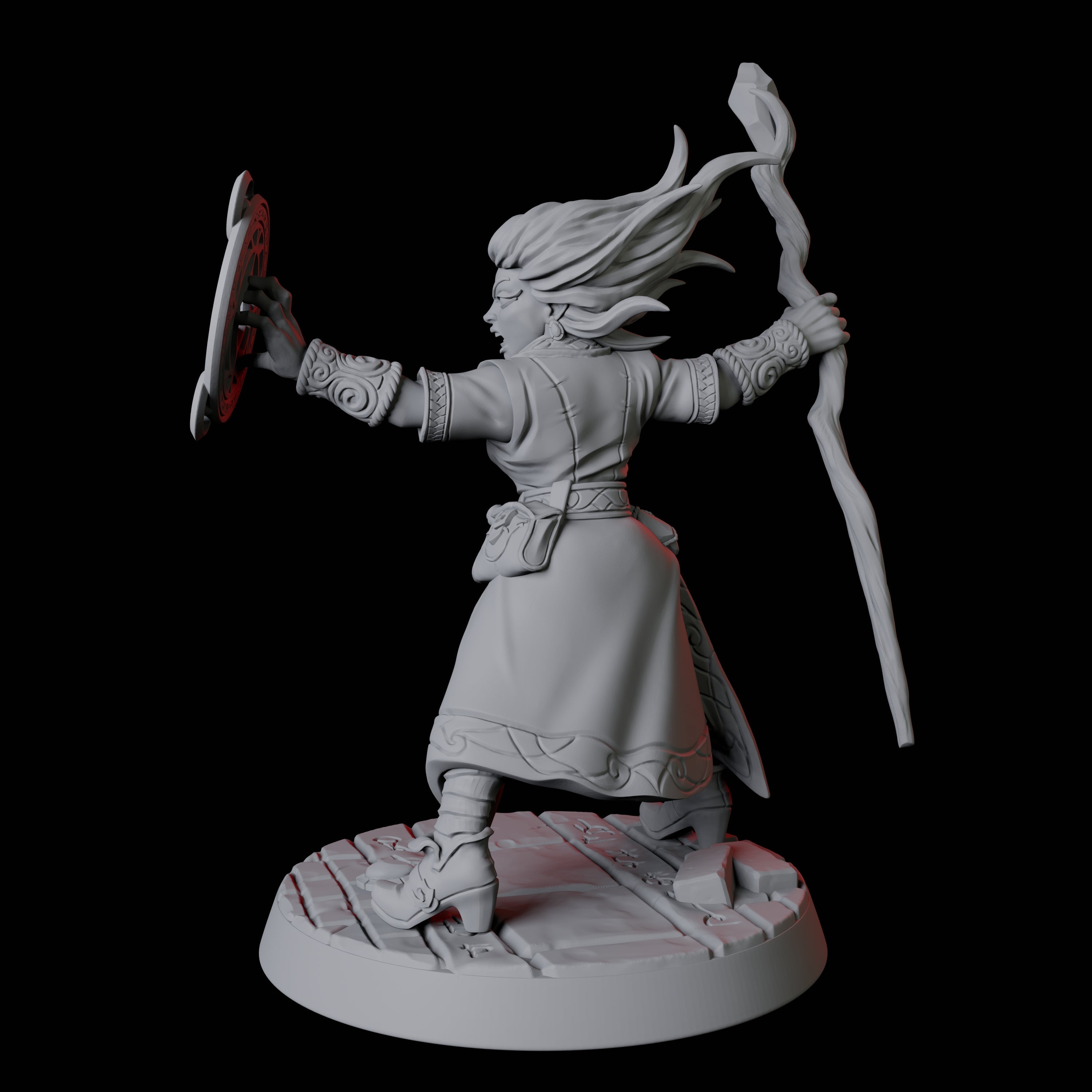 Apprentice Wizard E Miniature for Dungeons and Dragons, Pathfinder or other TTRPGs