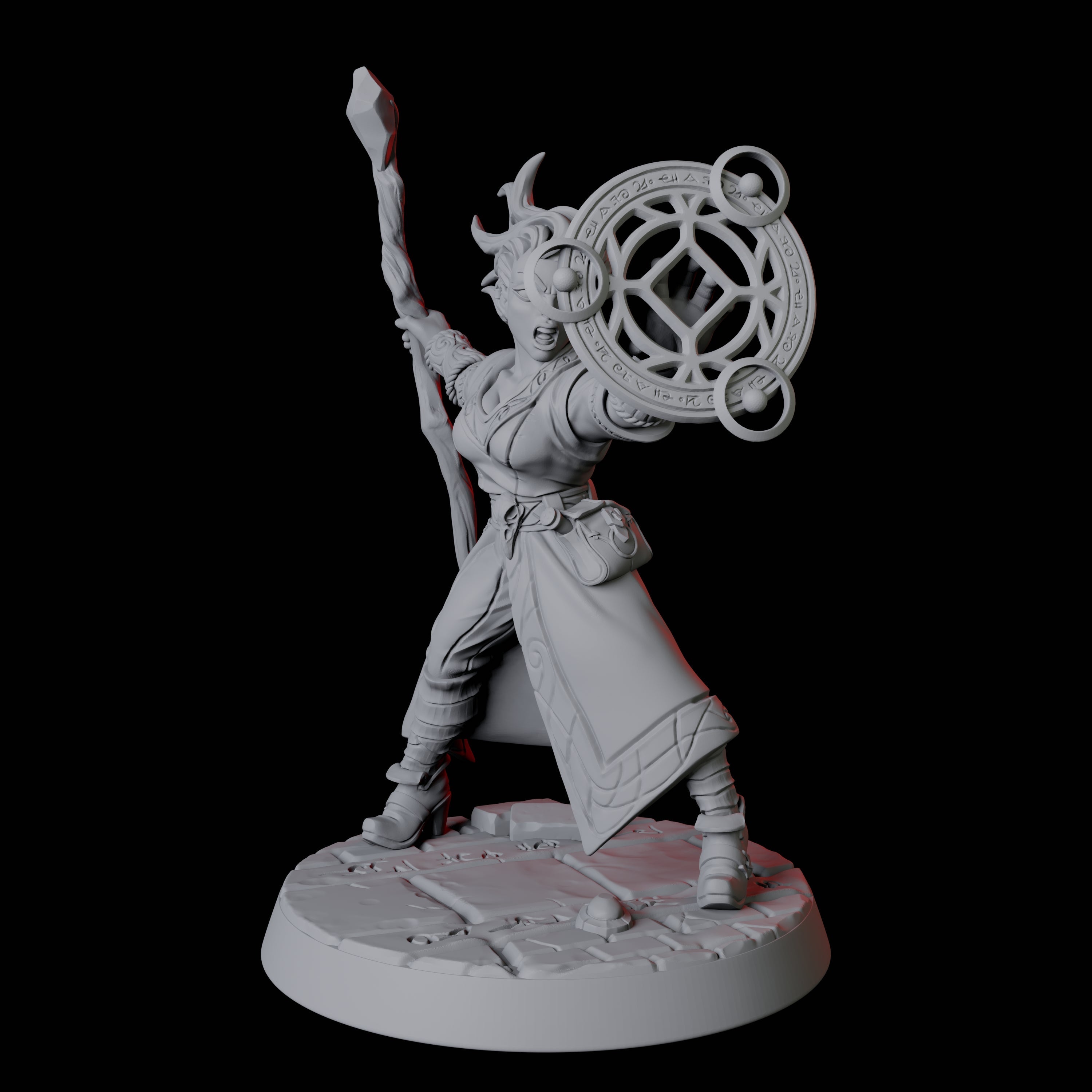 Apprentice Wizard E Miniature for Dungeons and Dragons, Pathfinder or other TTRPGs