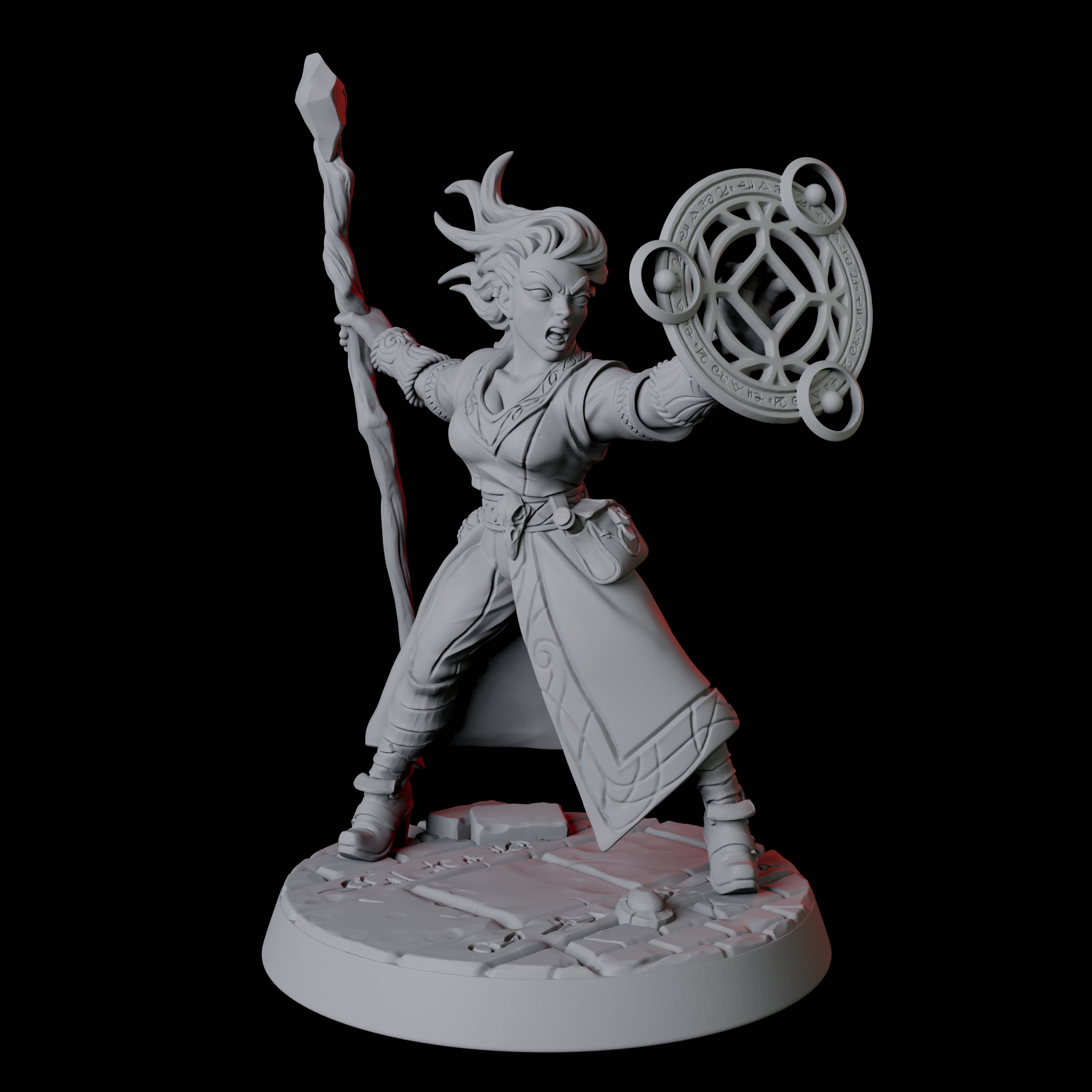 Apprentice Wizard E Miniature for Dungeons and Dragons, Pathfinder or other TTRPGs