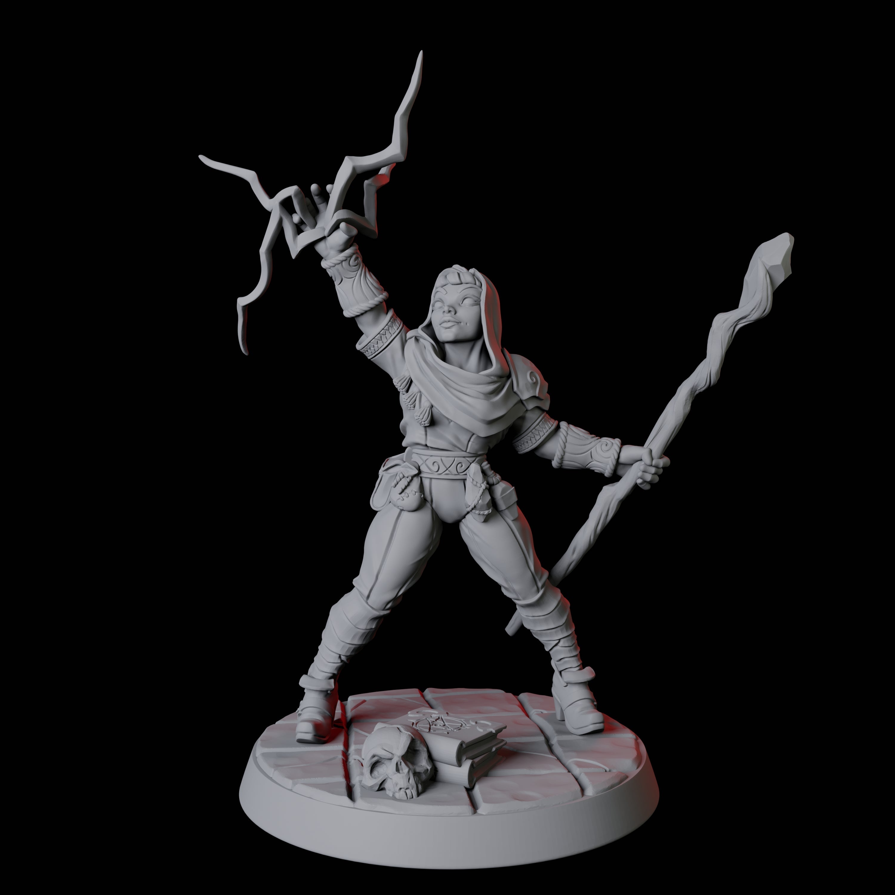 Apprentice Wizard F Miniature for Dungeons and Dragons, Pathfinder or other TTRPGs