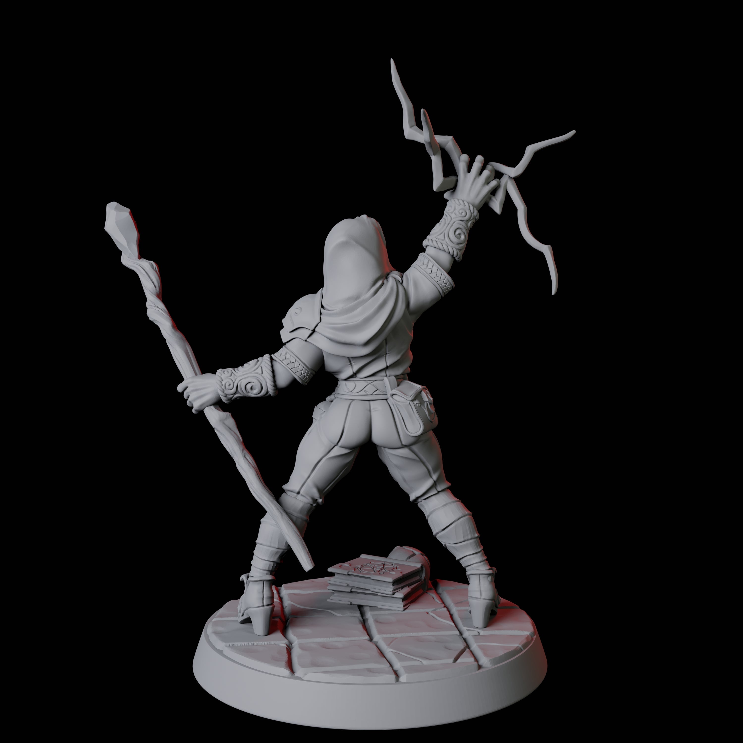 Apprentice Wizard F Miniature for Dungeons and Dragons, Pathfinder or other TTRPGs