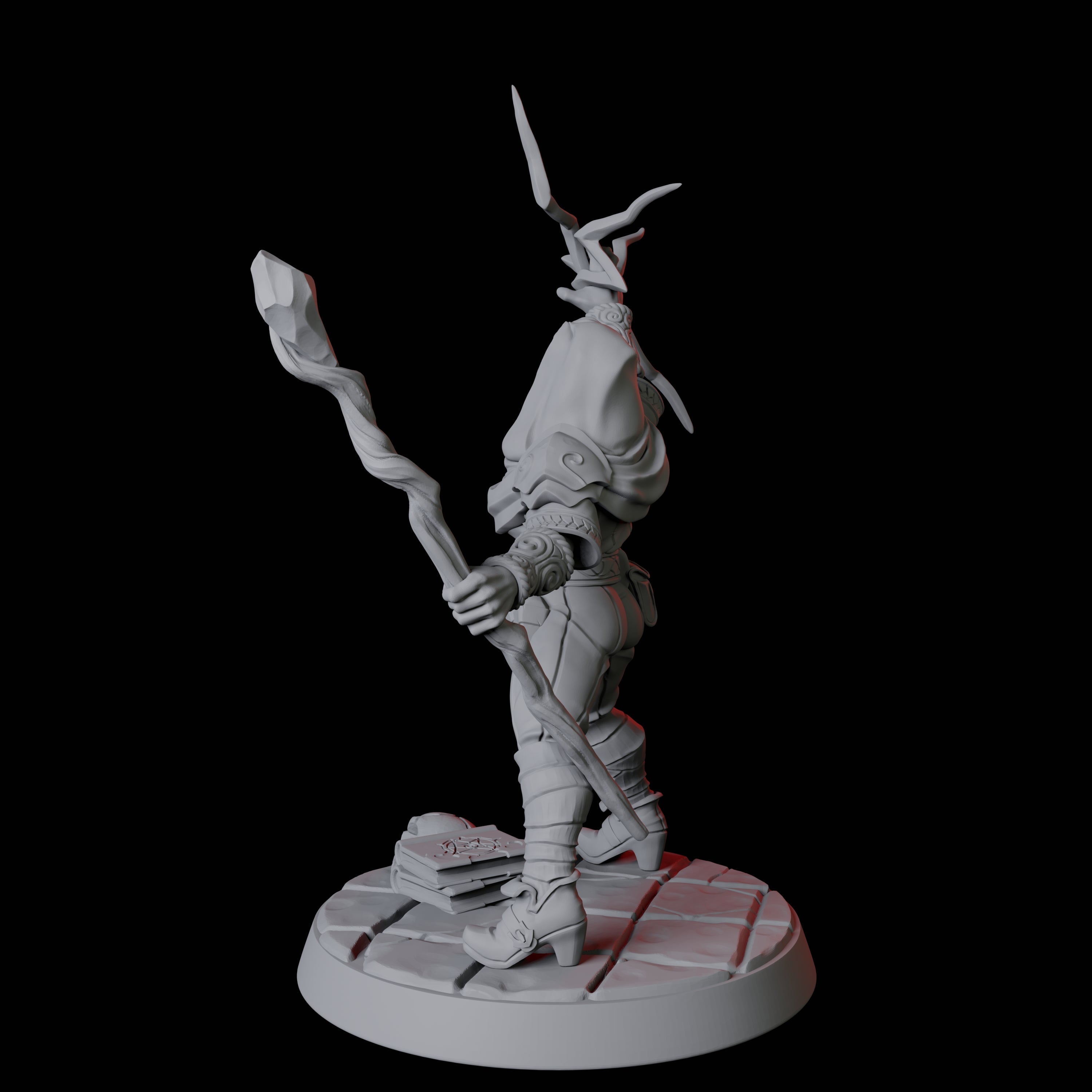 Apprentice Wizard F Miniature for Dungeons and Dragons, Pathfinder or other TTRPGs