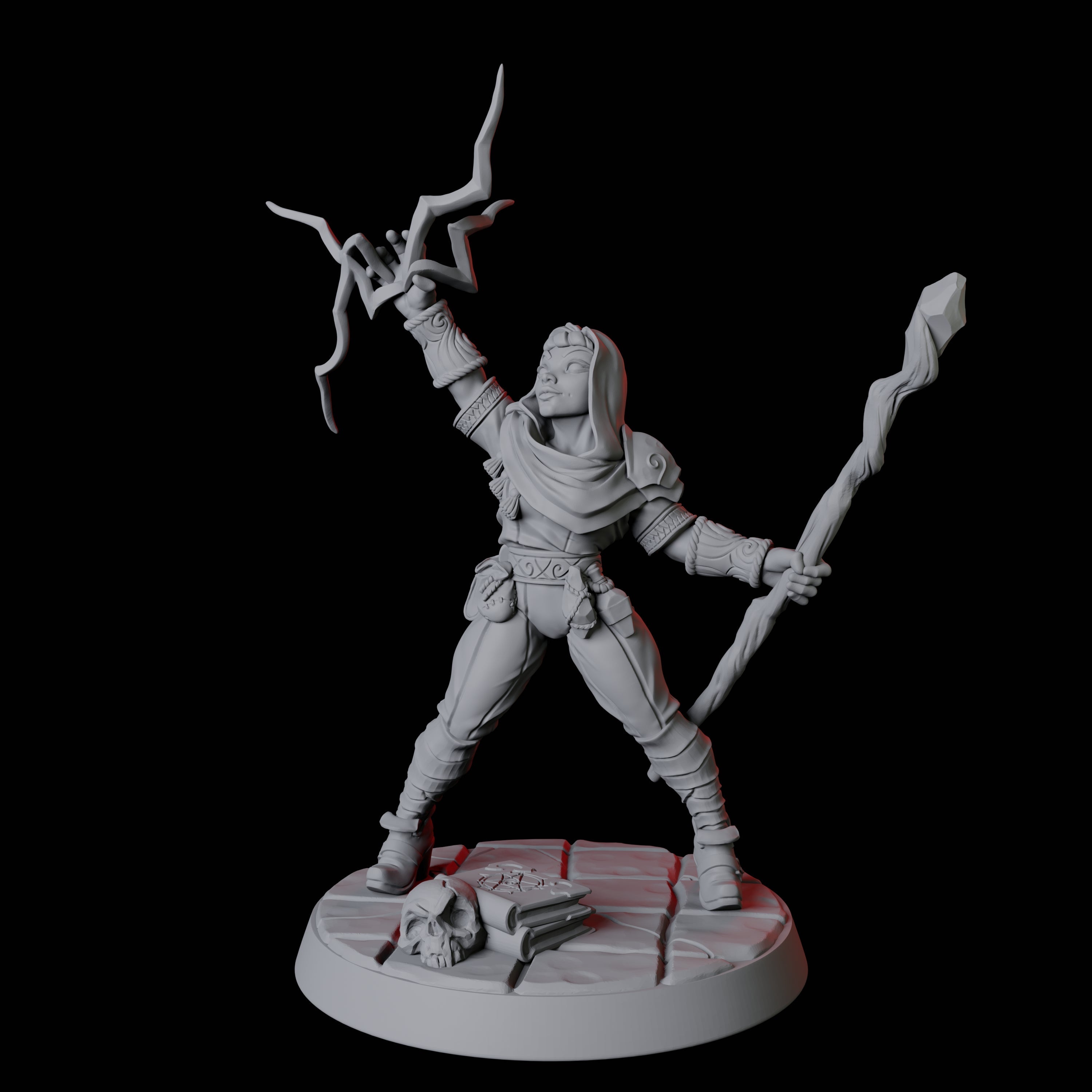 Apprentice Wizard F Miniature for Dungeons and Dragons, Pathfinder or other TTRPGs