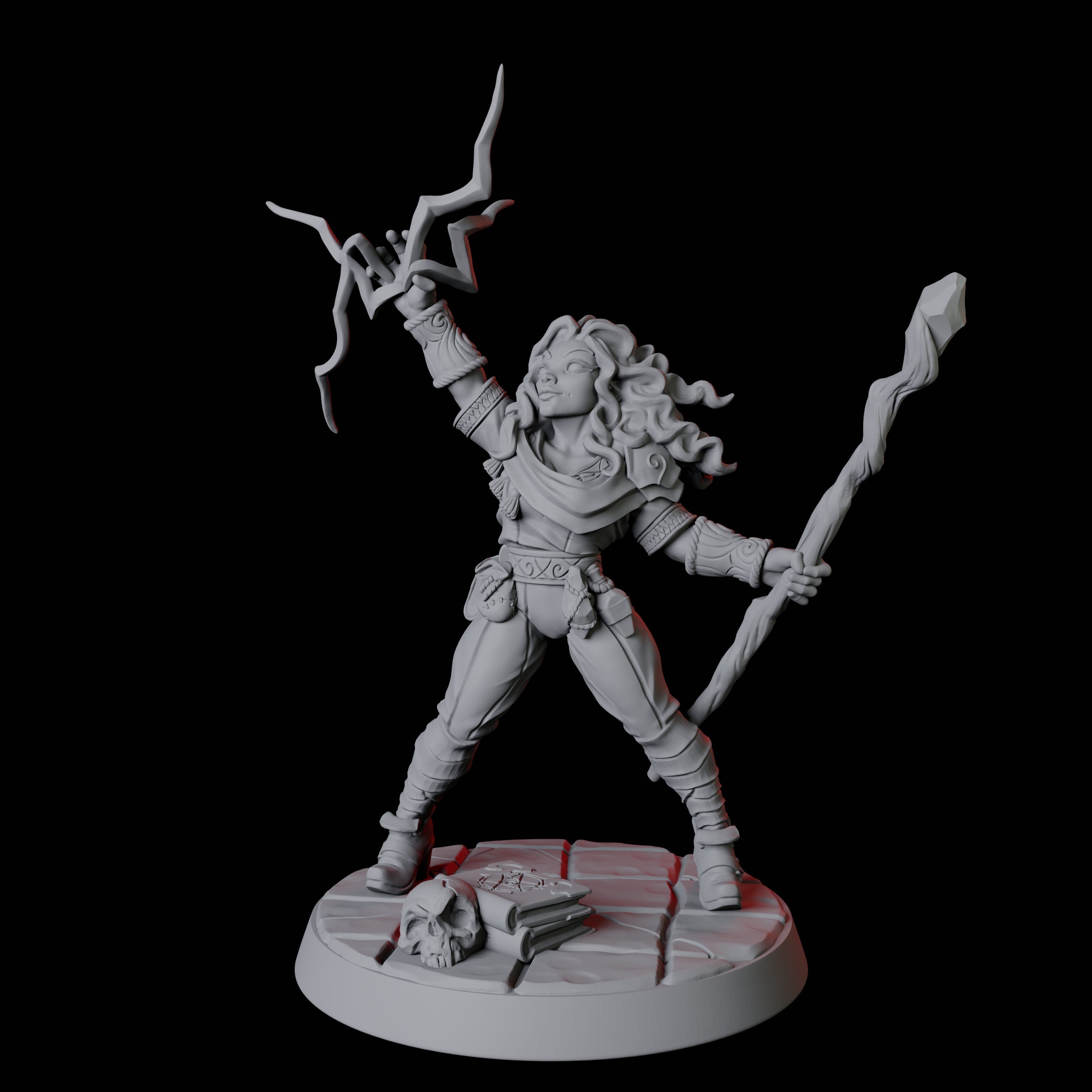 Apprentice Wizard F Miniature for Dungeons and Dragons, Pathfinder or other TTRPGs