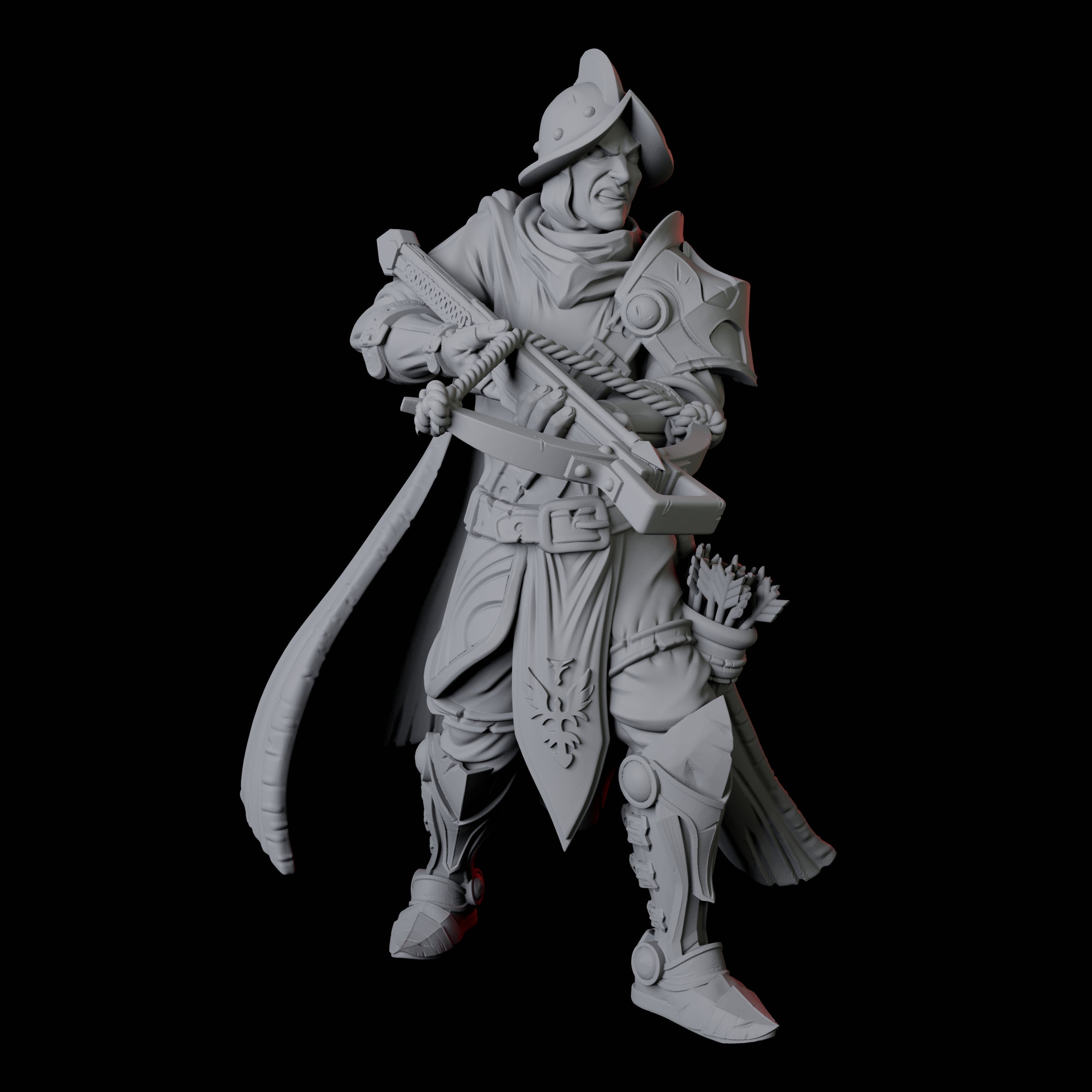 Arbalist Knight A Miniature for Dungeons and Dragons, Pathfinder or other TTRPGs