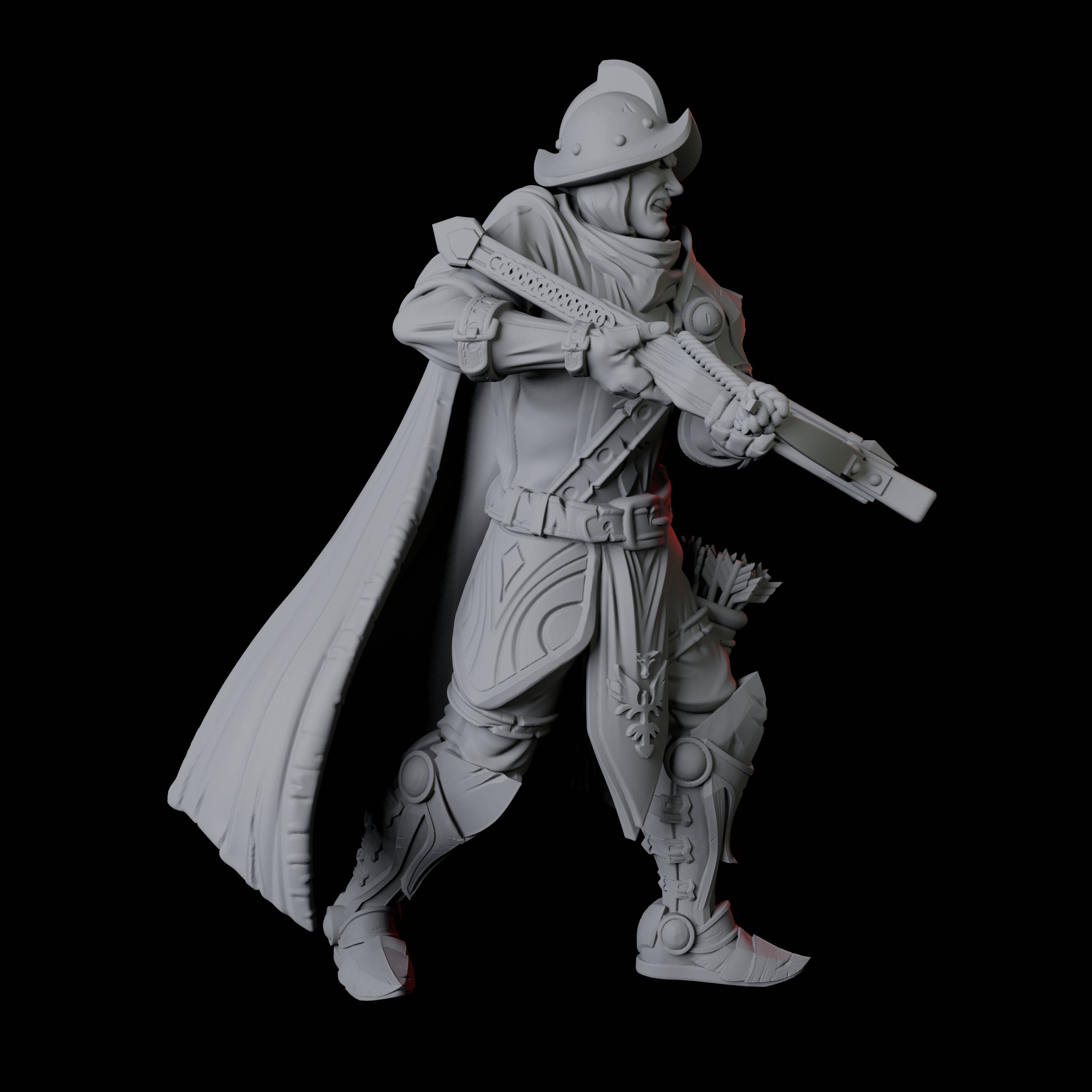 Arbalist Knight A Miniature for Dungeons and Dragons, Pathfinder or other TTRPGs