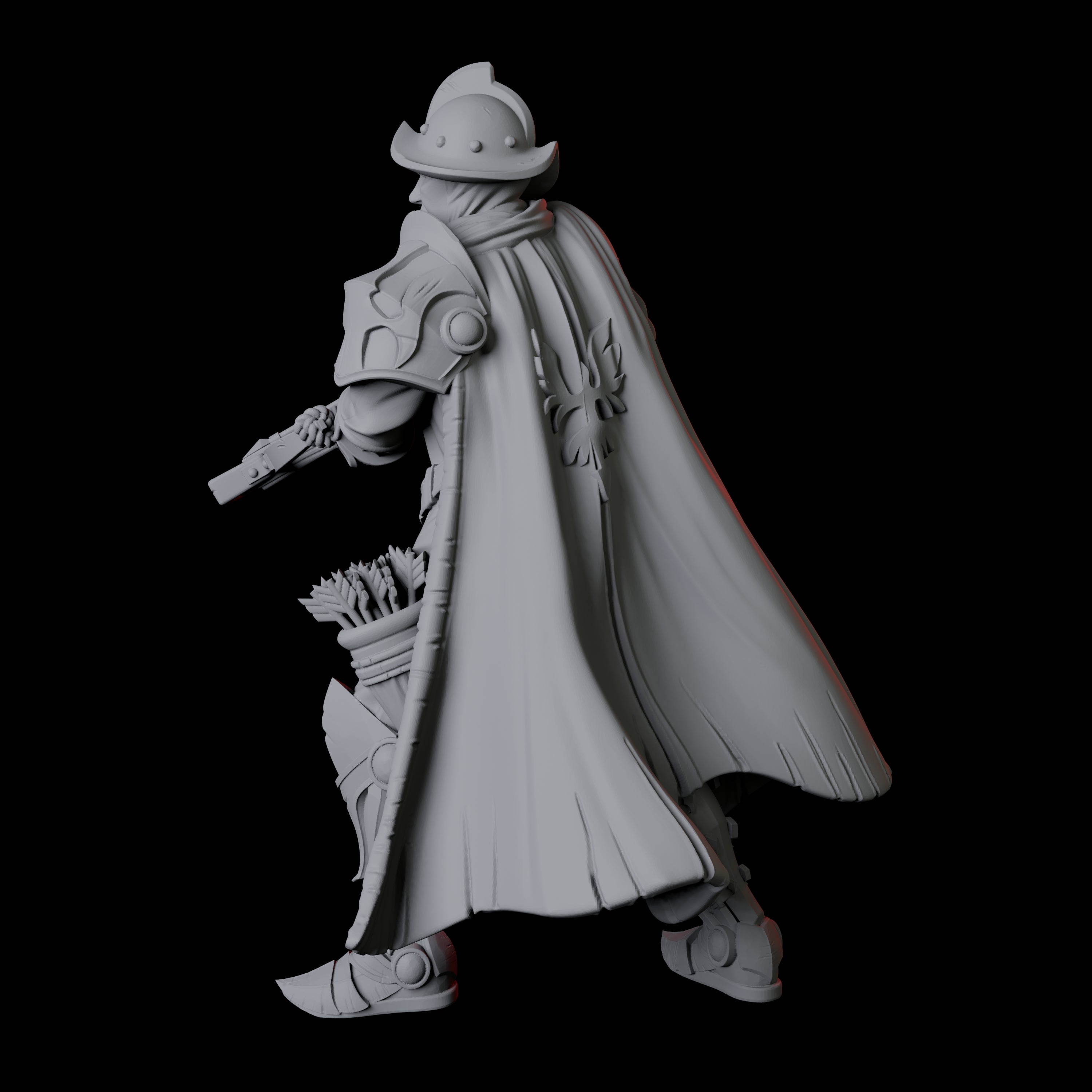 Arbalist Knight A Miniature for Dungeons and Dragons, Pathfinder or other TTRPGs