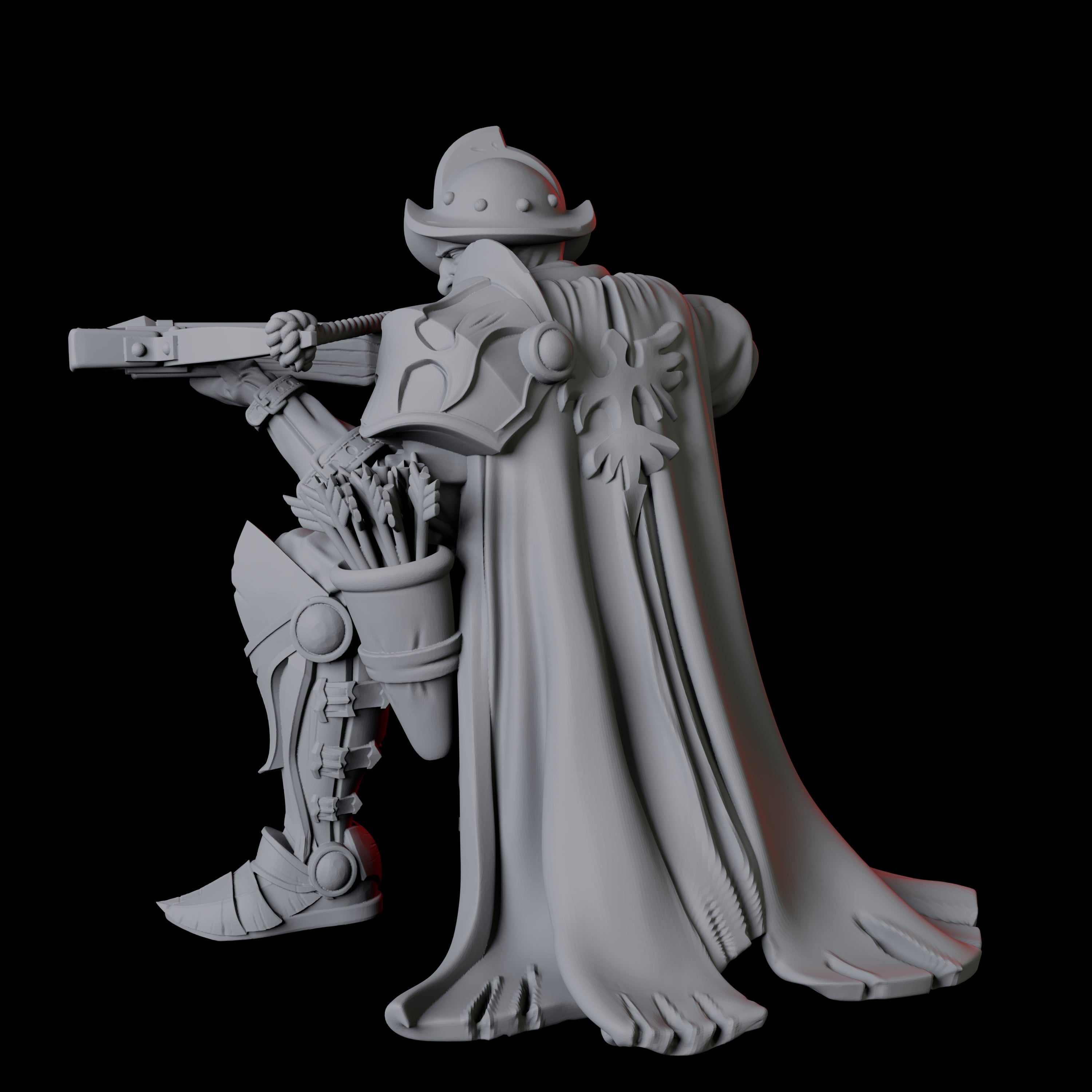 Arbalist Knight C Miniature for Dungeons and Dragons, Pathfinder or other TTRPGs