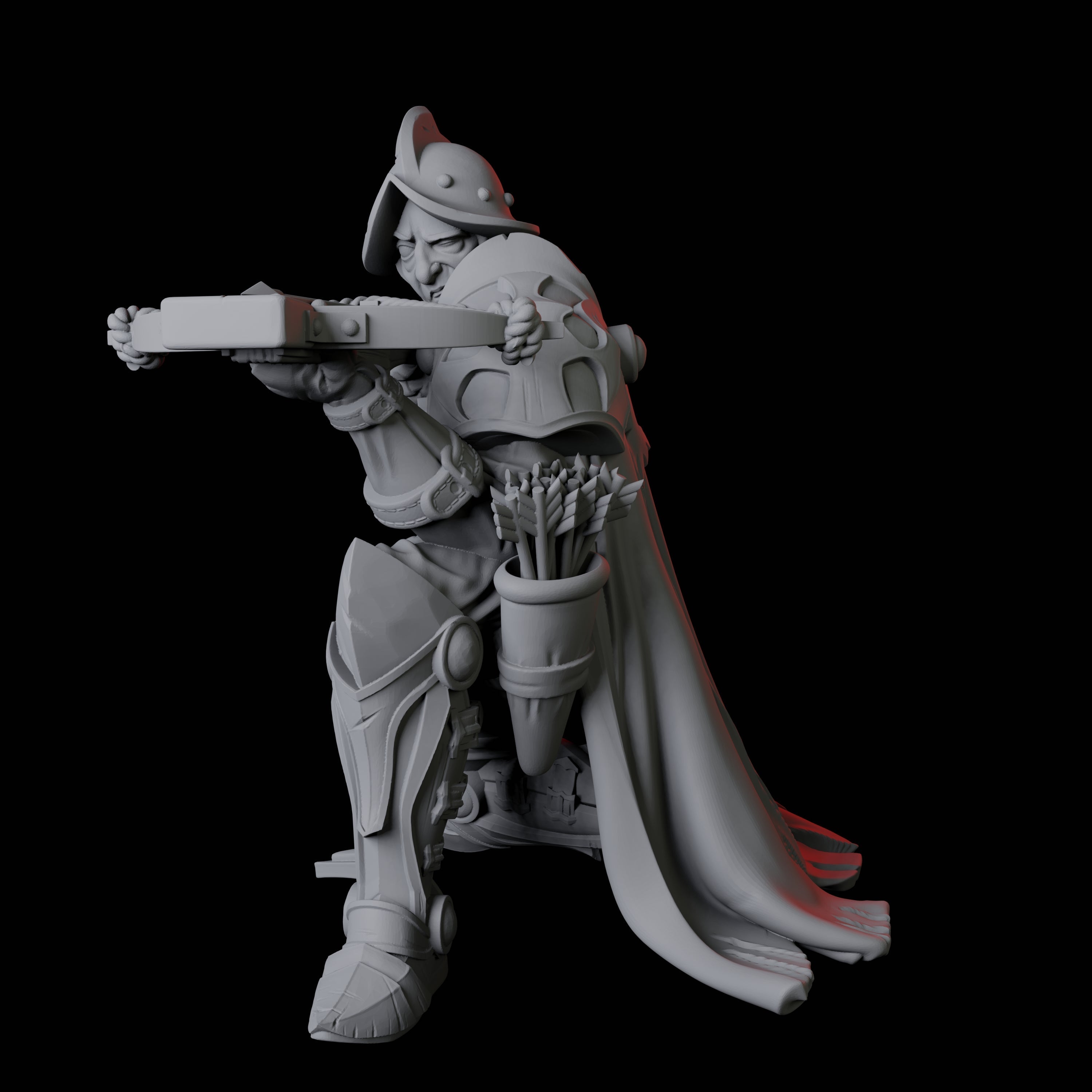 Arbalist Knight C Miniature for Dungeons and Dragons, Pathfinder or other TTRPGs