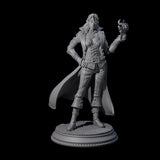 Arcane Playing Card Trickster Miniature for Dungeons and Dragons, Pathfinder or other TTRPGs
