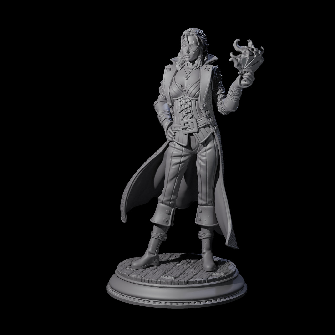 Arcane Playing Card Trickster Miniature for Dungeons and Dragons, Pathfinder or other TTRPGs