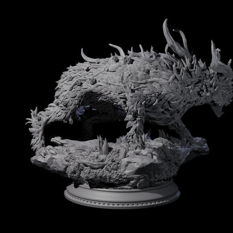 Arching Fae Wood Wolf Miniature for Dungeons and Dragons, Pathfinder or other TTRPGs