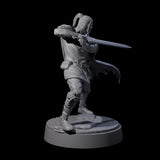 Arethain - Confident Swordman Miniature for Dungeons and Dragons, Pathfinder or other TTRPGs