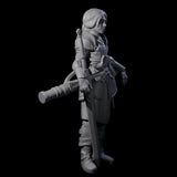 Armed Cartographer Miniature for Dungeons and Dragons, Pathfinder or other TTRPGs