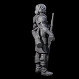 Armed Cartographer Miniature for Dungeons and Dragons, Pathfinder or other TTRPGs