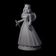 Armed Queen Miniature for Dungeons and Dragons, Pathfinder or other TTRPGs