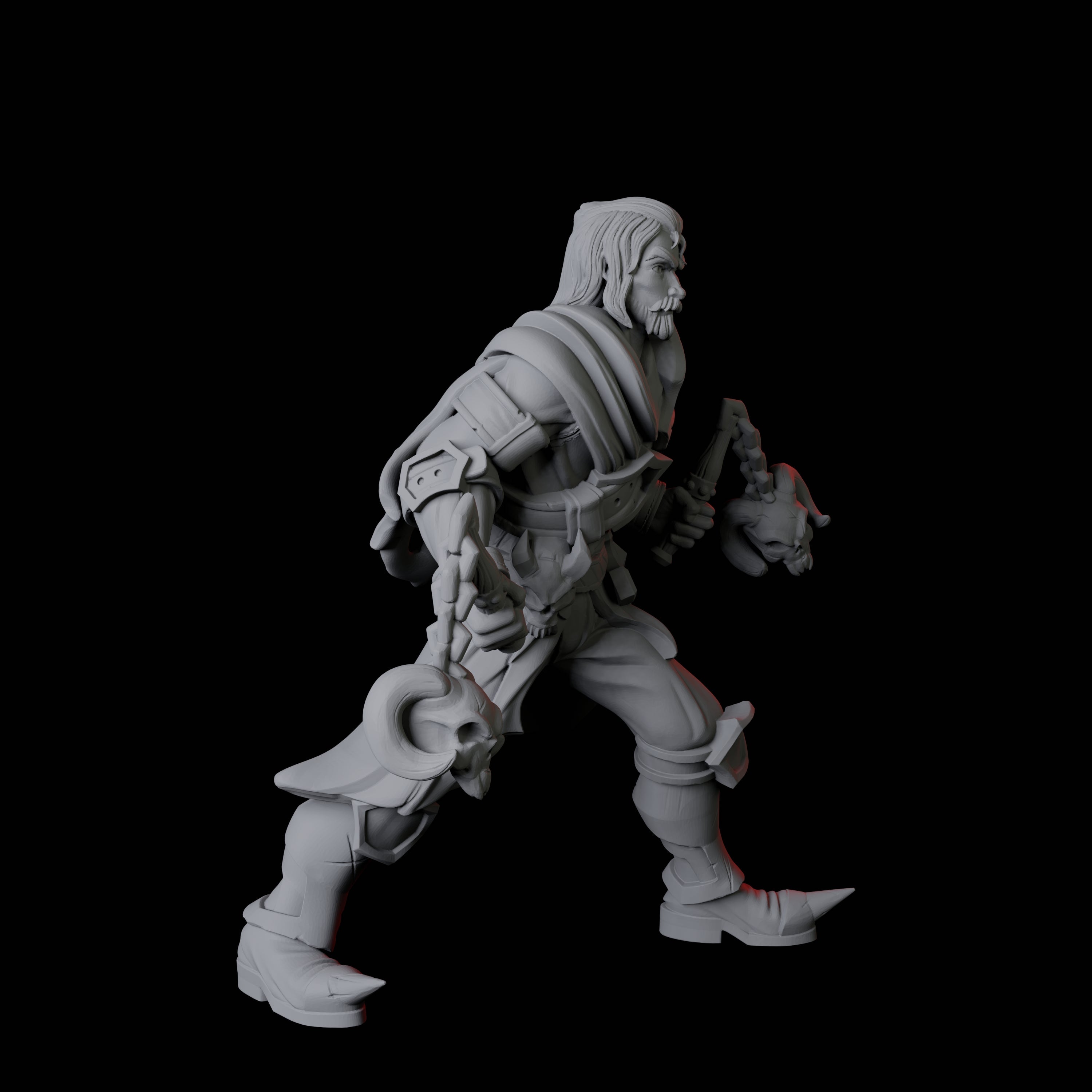 Armed Ruffian B Miniature for Dungeons and Dragons, Pathfinder or other TTRPGs