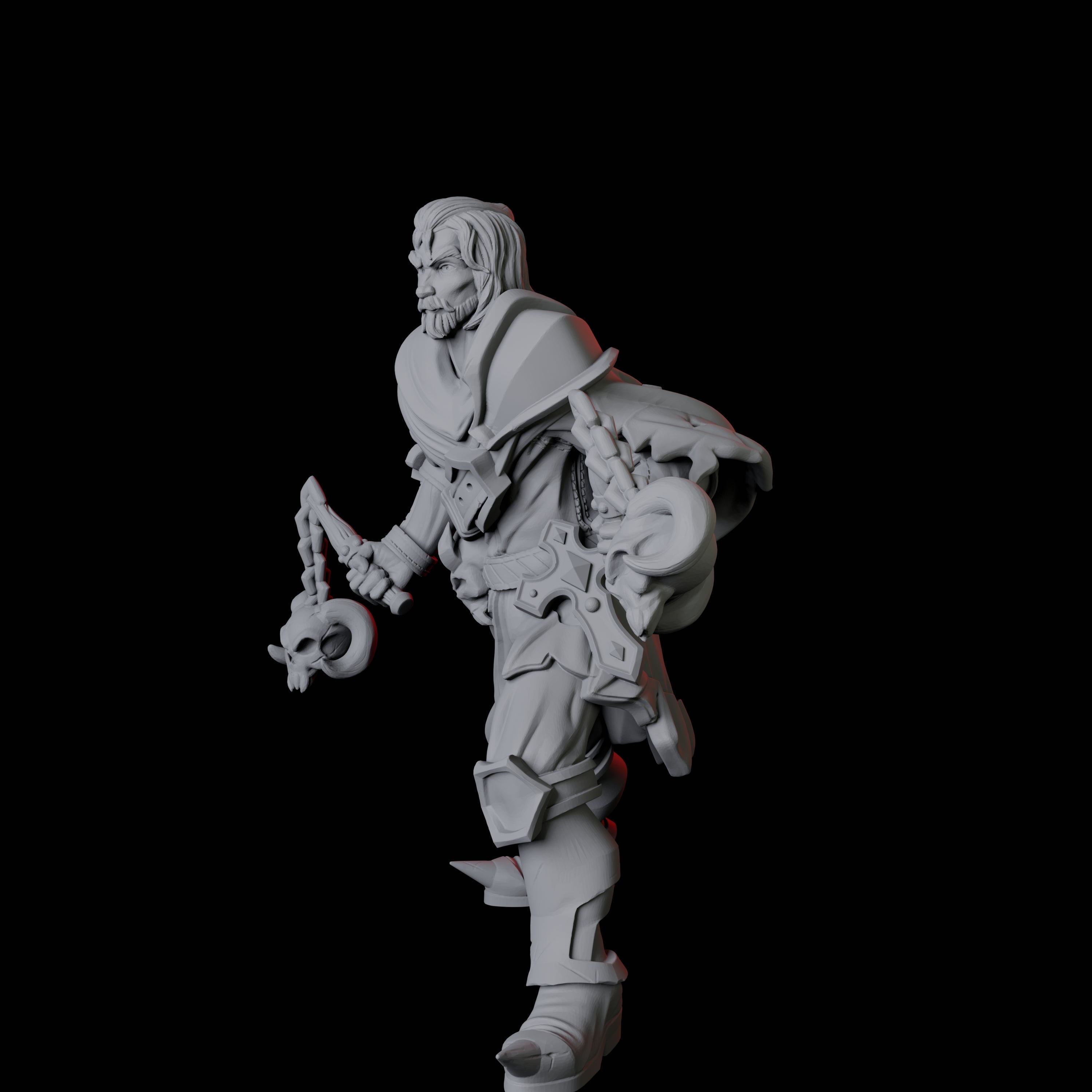 Armed Ruffian B Miniature for Dungeons and Dragons, Pathfinder or other TTRPGs