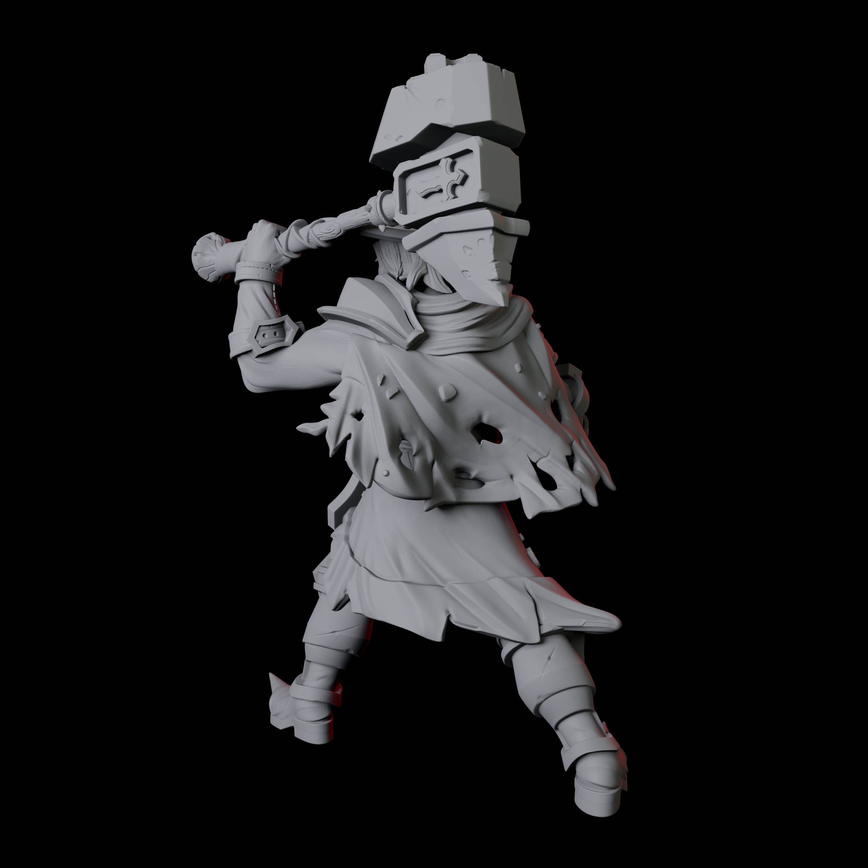 Armed Ruffian D Miniature for Dungeons and Dragons, Pathfinder or other TTRPGs