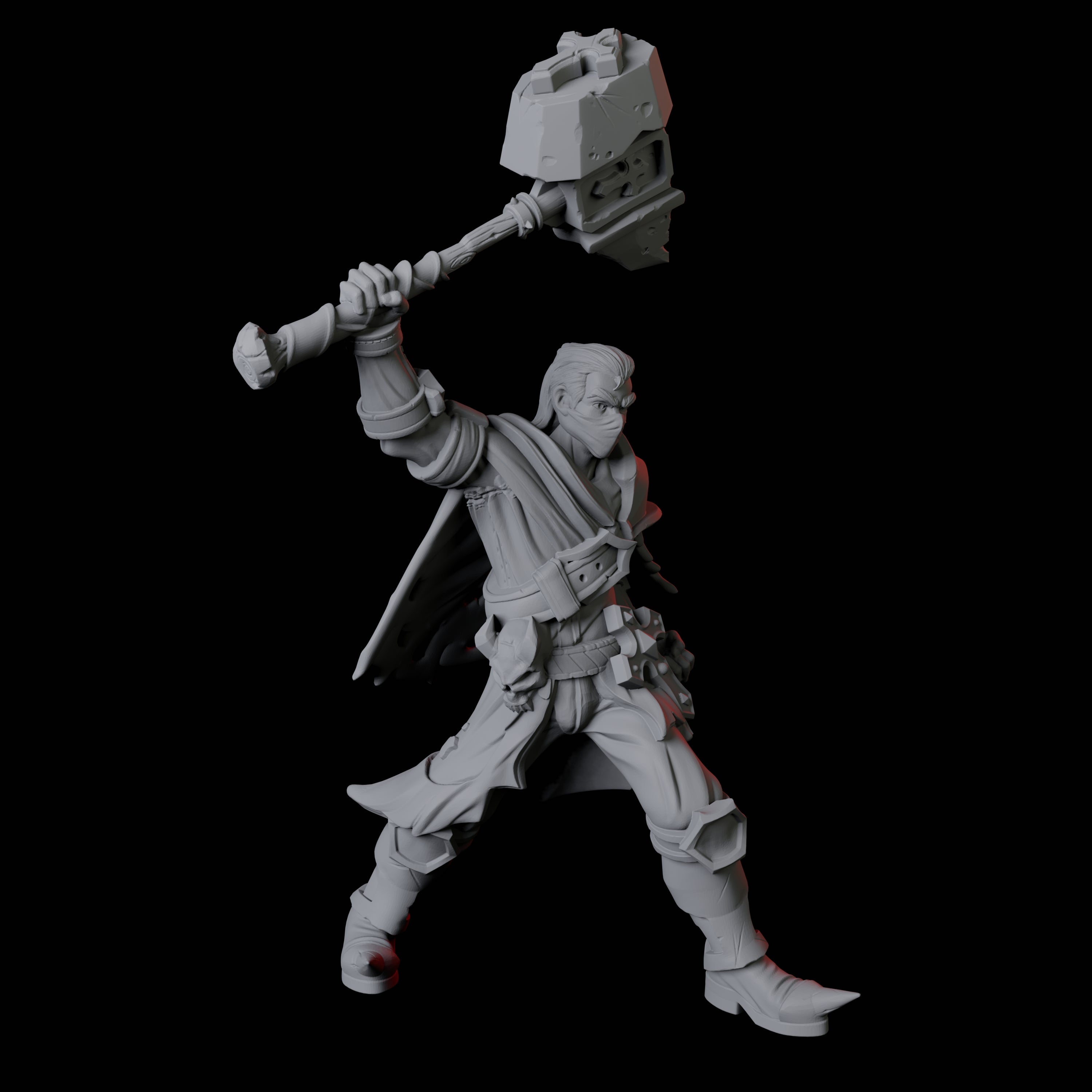 Armed Ruffian E Miniature for Dungeons and Dragons, Pathfinder or other TTRPGs