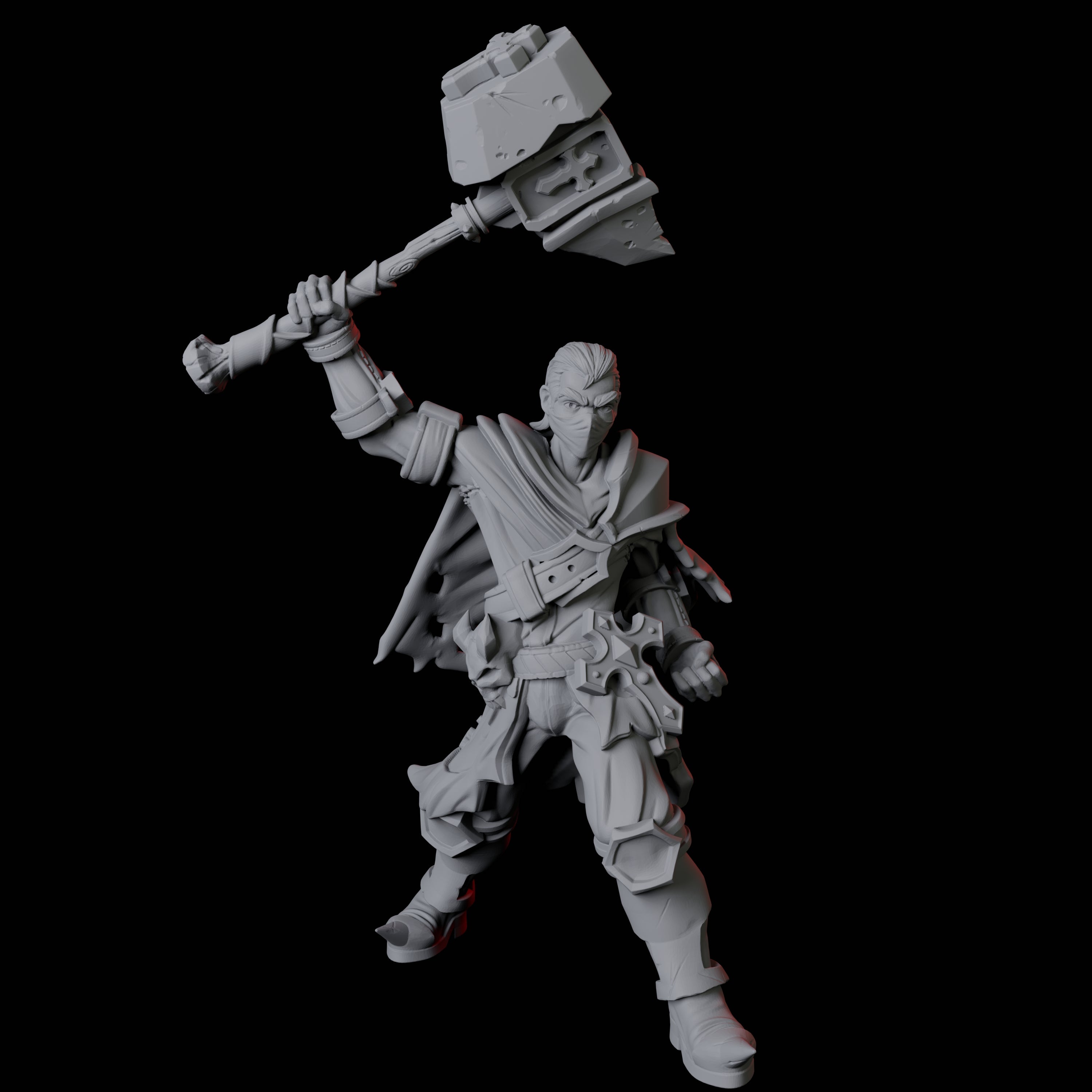 Armed Ruffian E Miniature for Dungeons and Dragons, Pathfinder or other TTRPGs