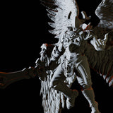 Armoured Angel Miniature for Dungeons and Dragons, Pathfinder or other TTRPGs