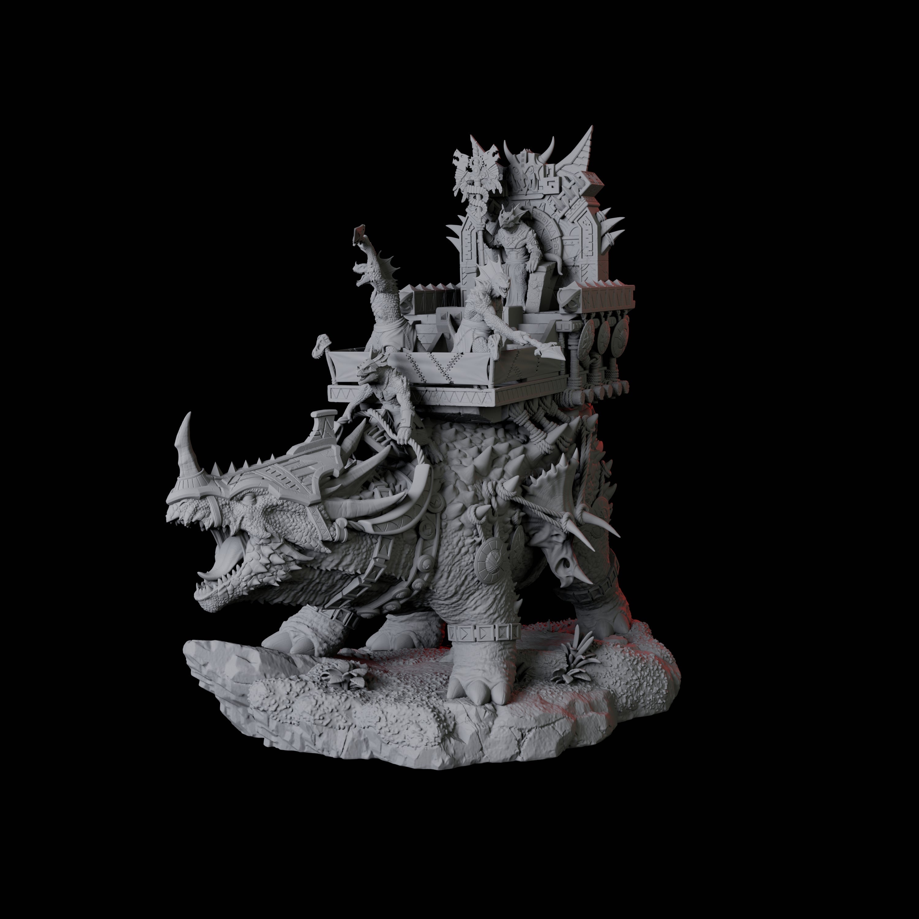 Armoured Ankylosaurus Miniature for Dungeons and Dragons, Pathfinder or other TTRPGs