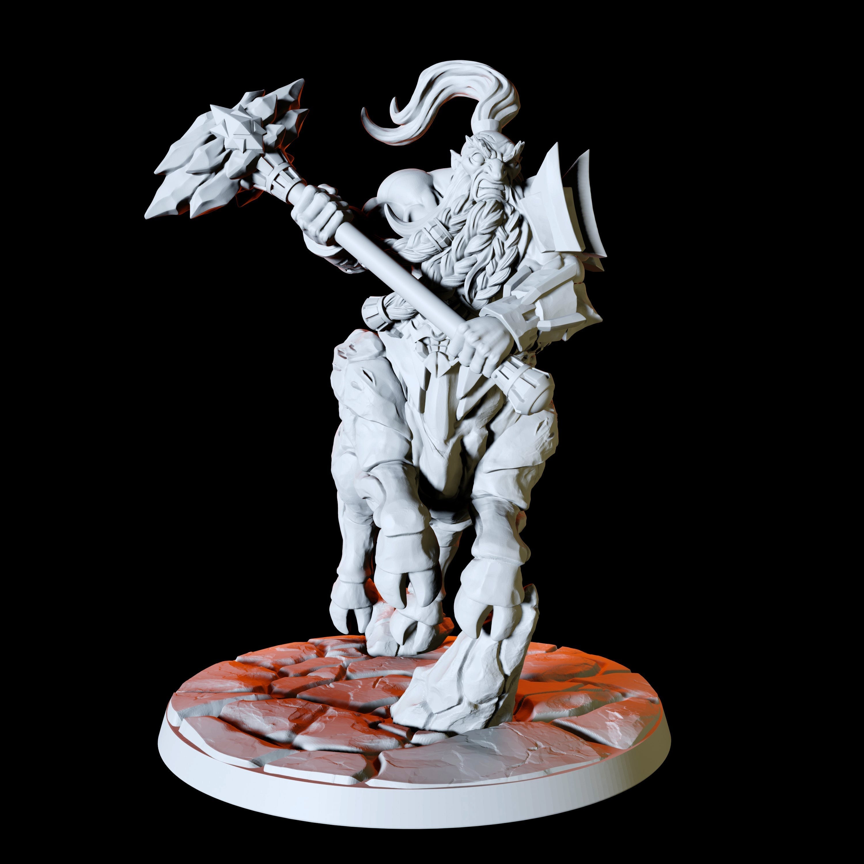 Armoured Centaur Type B Miniature for Dungeons and Dragons