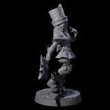 Armoured Court Jester Miniature for Dungeons and Dragons, Pathfinder or other TTRPGs