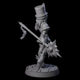 Armoured Court Jester Miniature for Dungeons and Dragons, Pathfinder or other TTRPGs