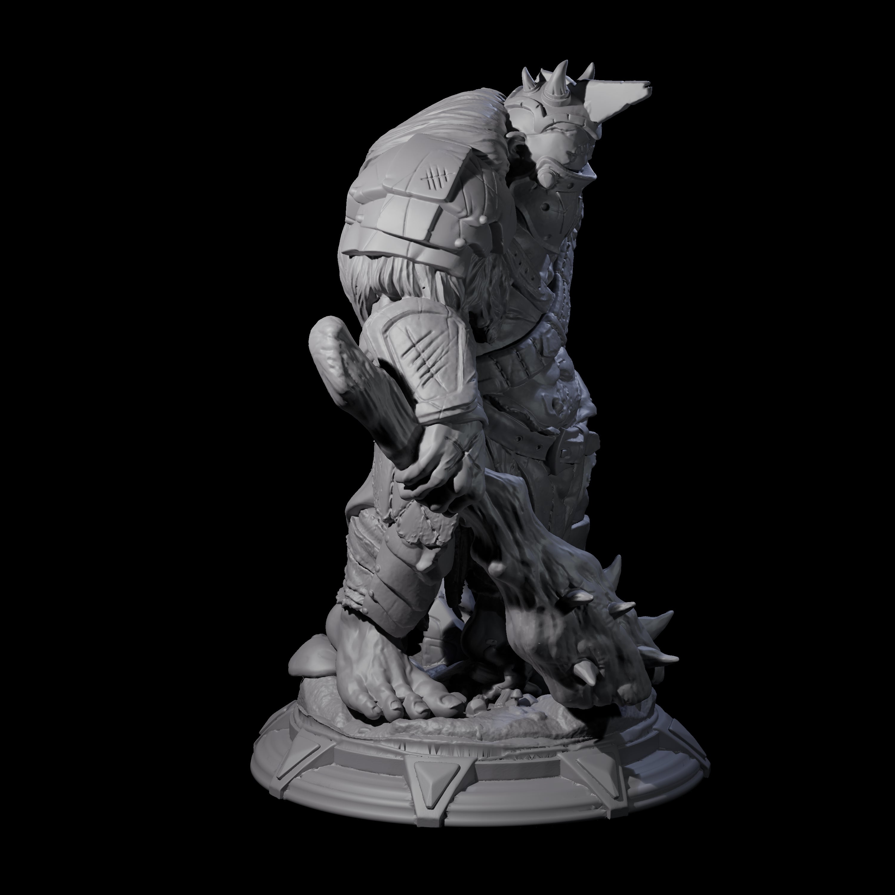 Armoured Cyclops Miniature for Dungeons and Dragons, Pathfinder or other TTRPGs